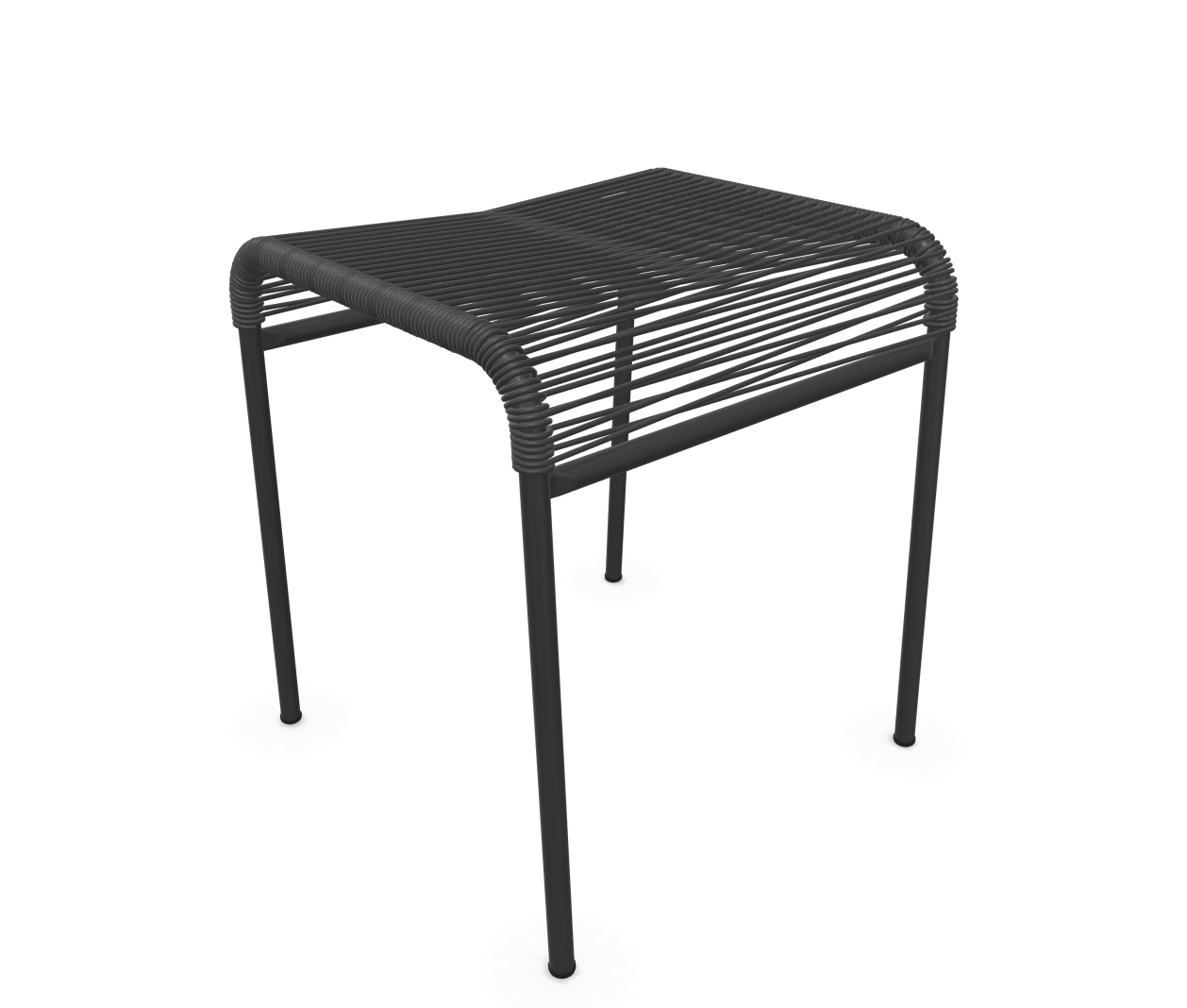 Schaffner Spaghetti-1er-Hocker Säntis Hoch Grau | Schubiger Möbel