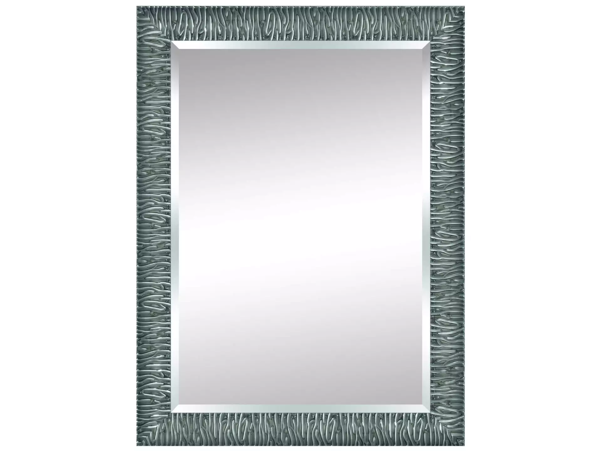 Spiegel Malia Silber Len-Fra/ Farbe: Silber / Masse (BxH) :61,00x81,00 cm