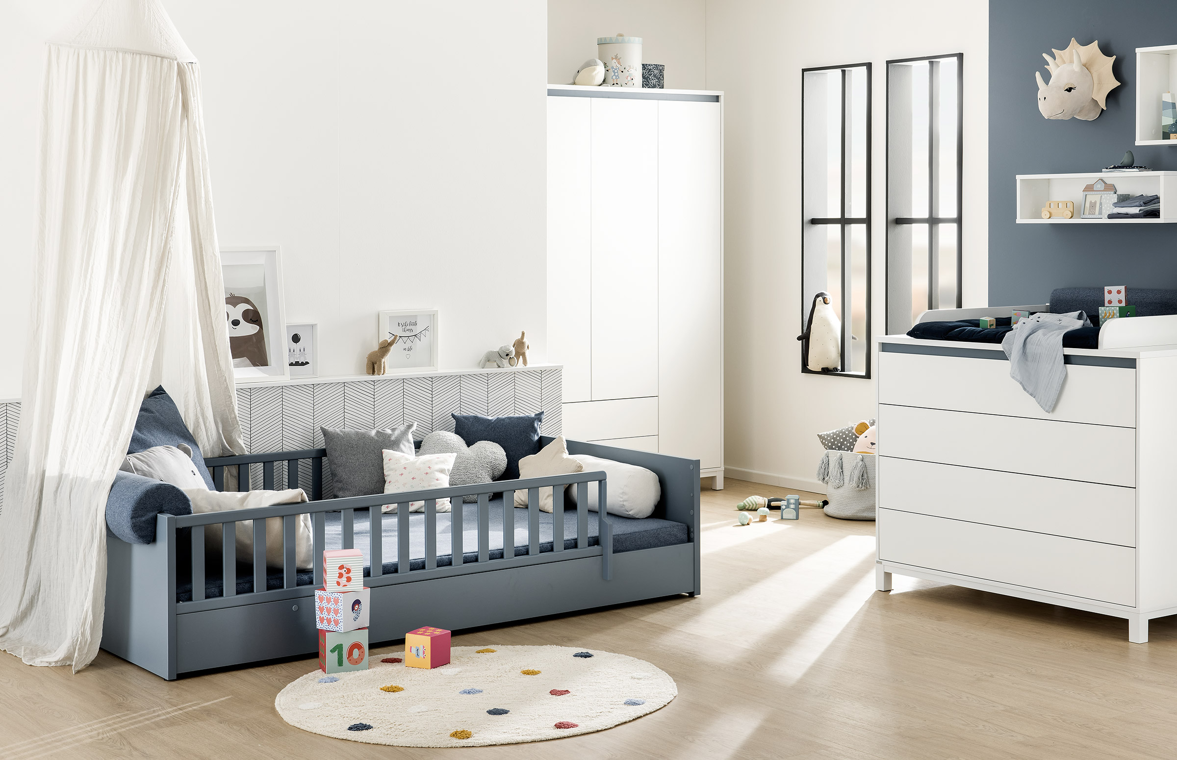 Bodenbett Little Flo von Paidi / Farbe: Beige / Grösse: 120 x 210 cm