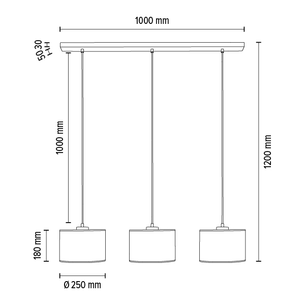 Pendellampe Ursa Ribaglob