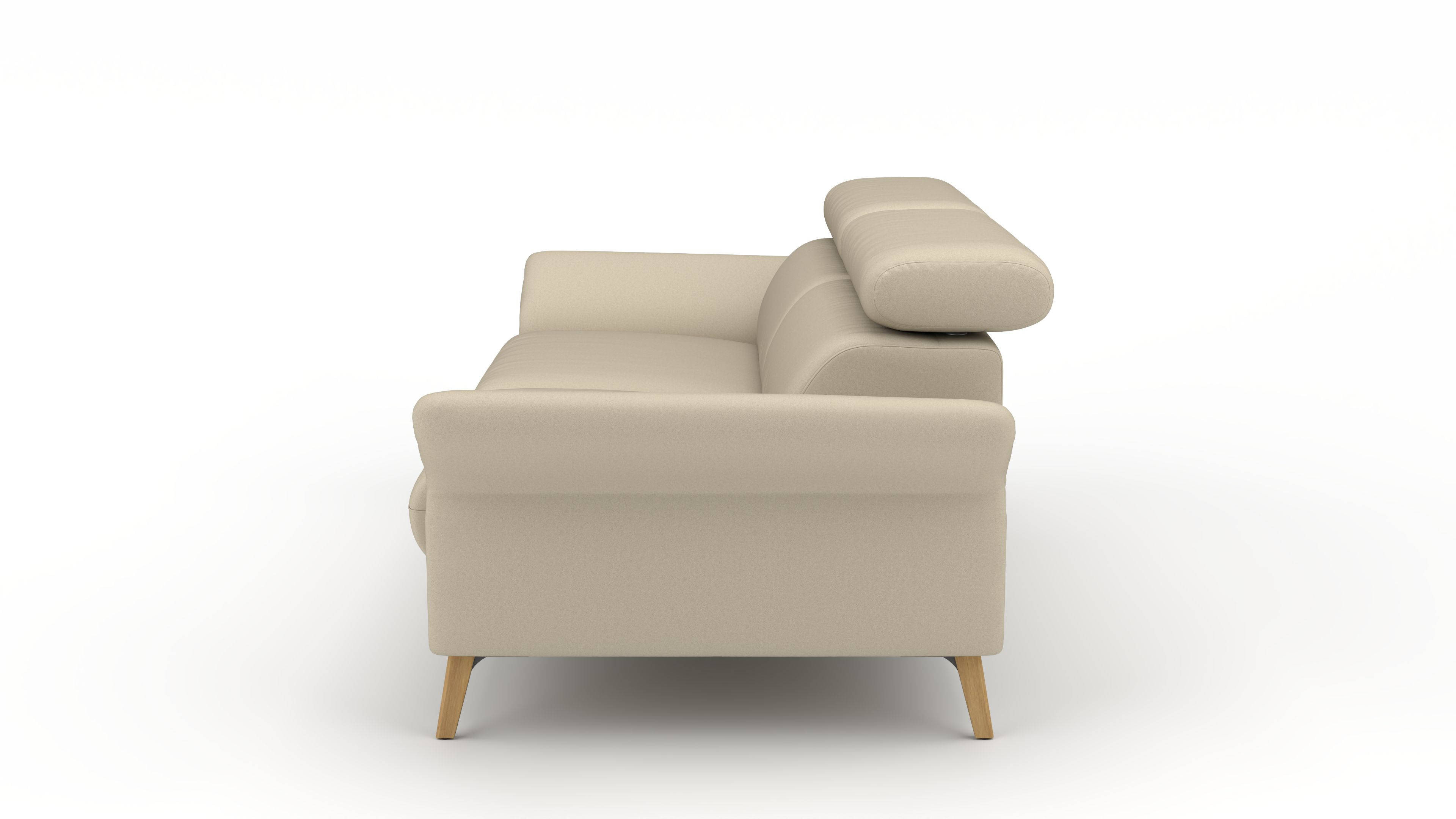 Sofa Mars - 2,5-Sitzer UrbanDesign / Farbe: Beige / Bezugsmaterial: Stoff