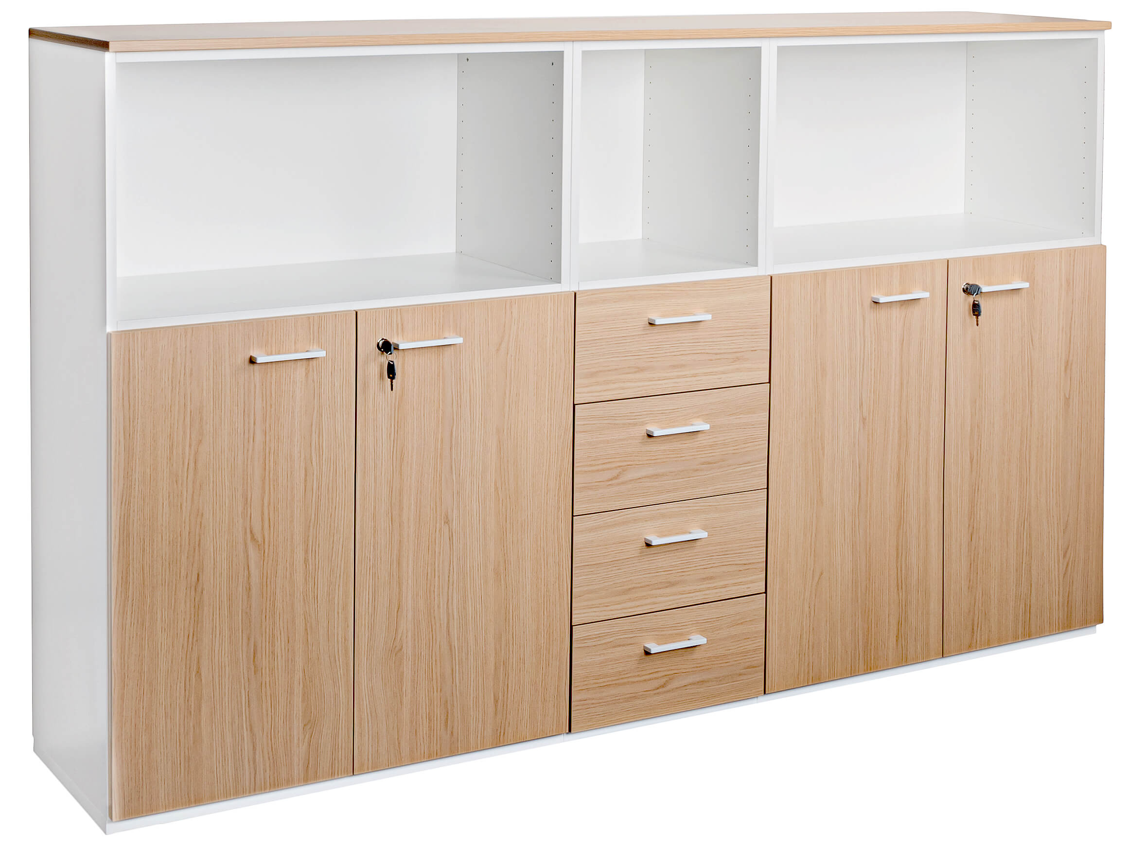 Quadrifoglio Regal Storage Weiss | Schubiger Möbel