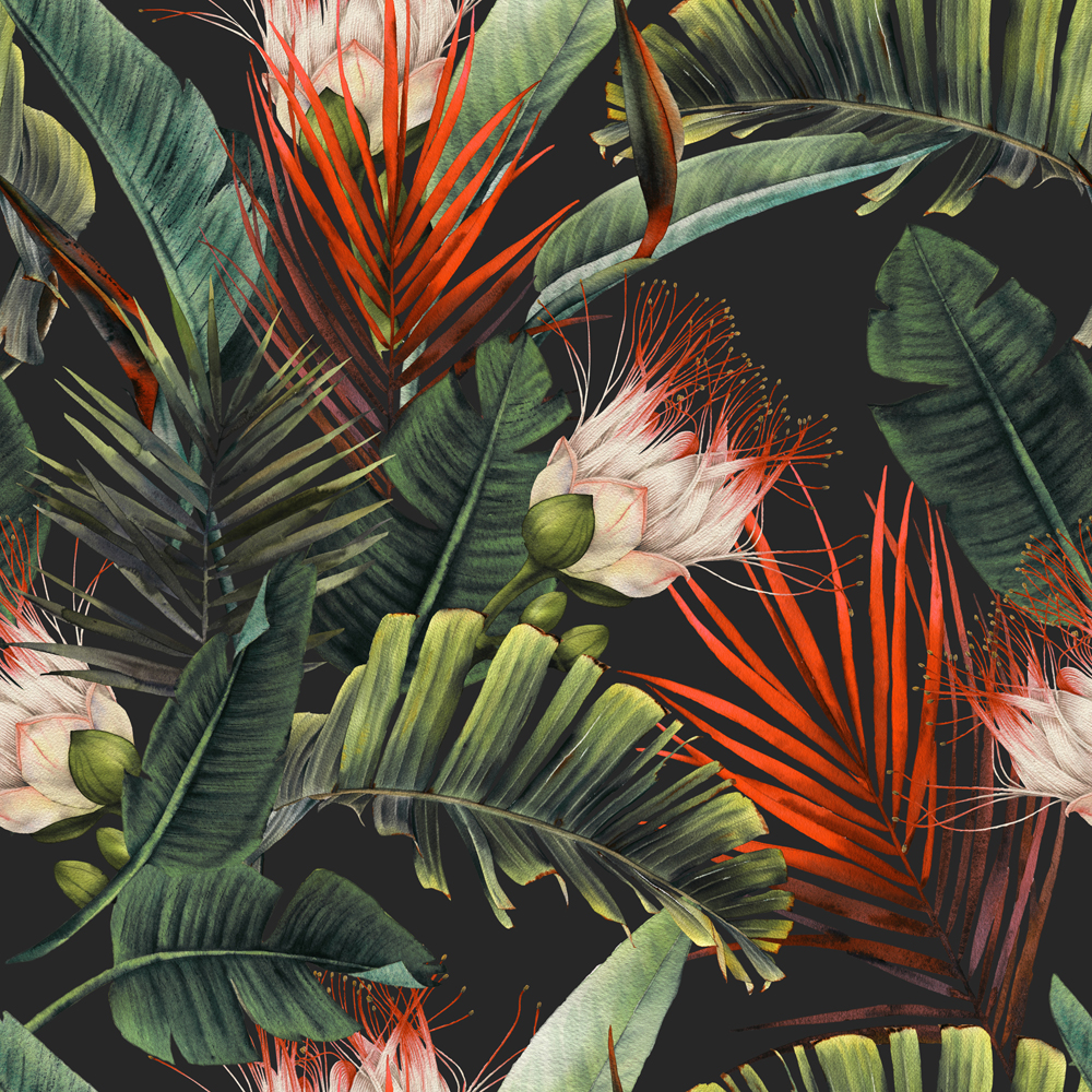 Alubild Blüten Aus Dem Dschungel image LAND