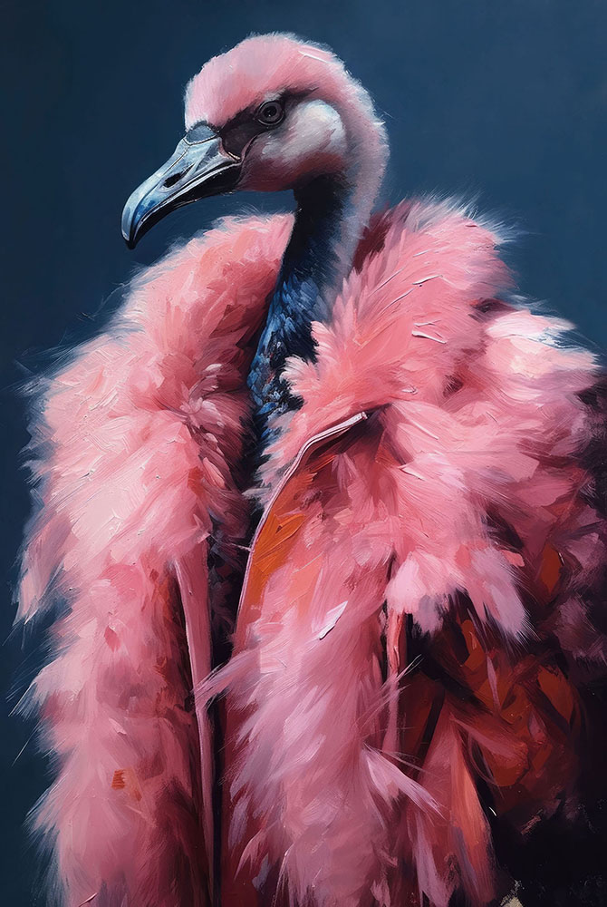 image LAND Glasbild Glamorous in Pink  | Schubiger Möbel