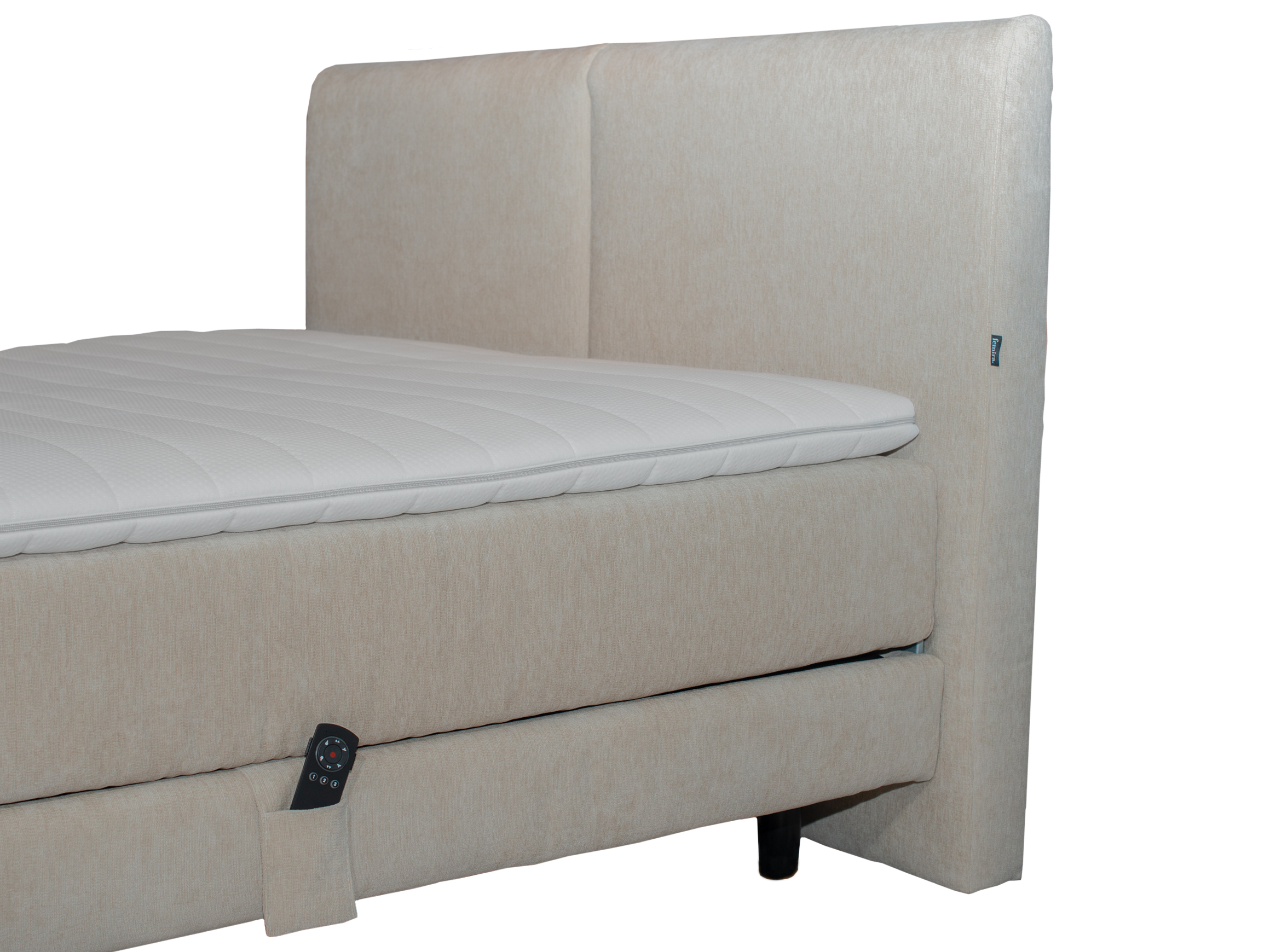 Boxspringbett Fremont Creme Beige Femira
