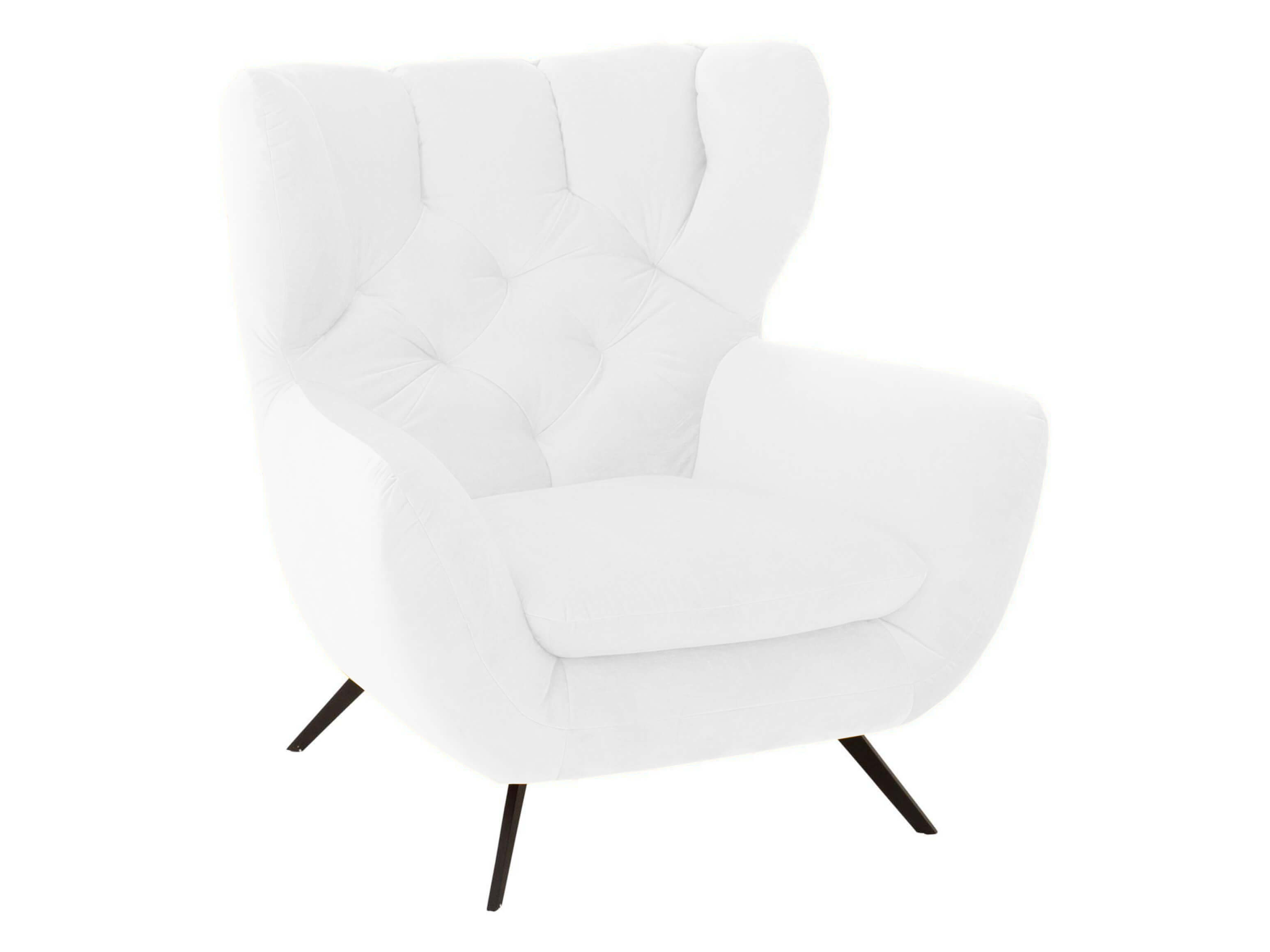 Fauteuil Santa fe Basic Candy / Couleur : Bianco / Matériau : Cuir Basic