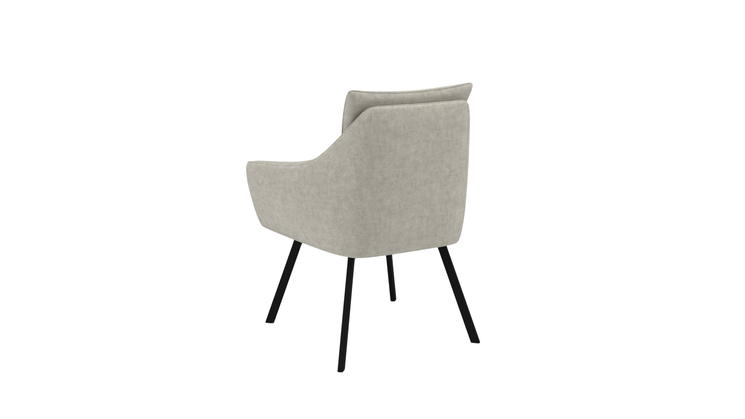 Stuhl Pegasus b - UrbanDesign / Farbe: Austernpilz / Bezugsmaterial: Stoff