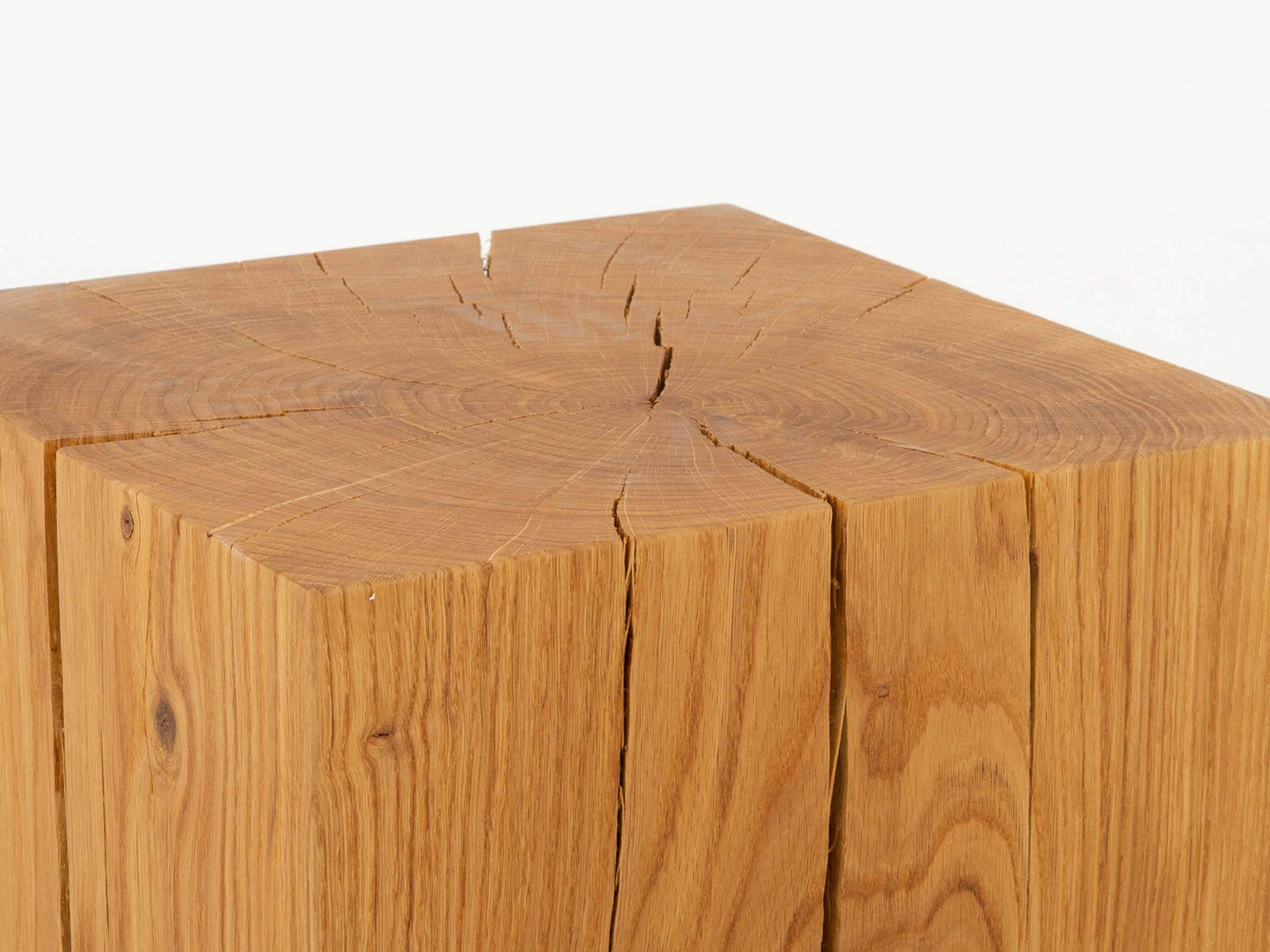Hocker Naturholzblock Wohnen von Team 7