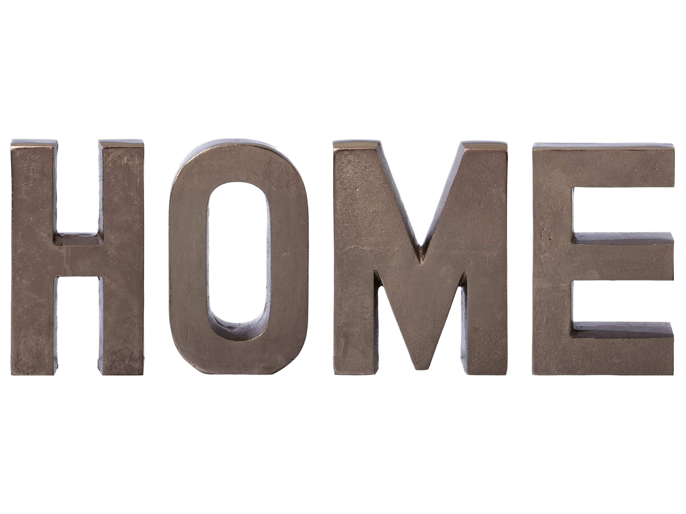 Schriftzug Home, Anthrazit H: 20 cm Gasper