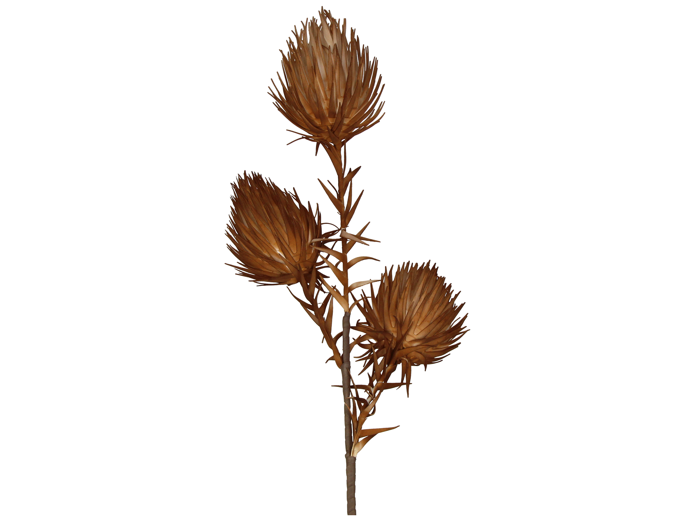 Kunstblumen 3 Knospen Apricot H: 100 cm Kersten