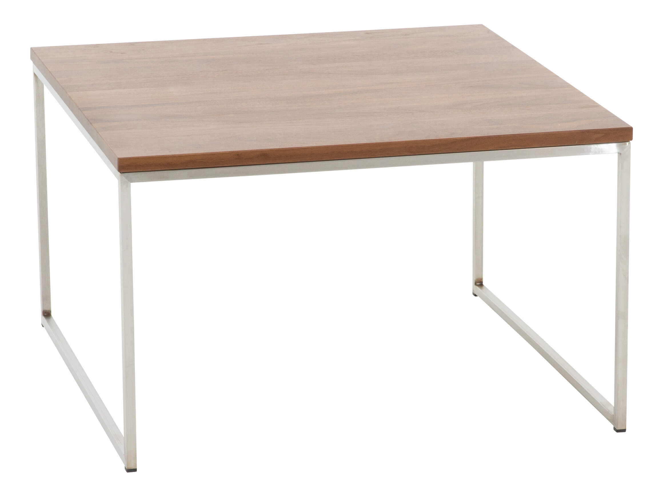 Couchtisch Flüela, Holzplatte Nussbaum, Gestell