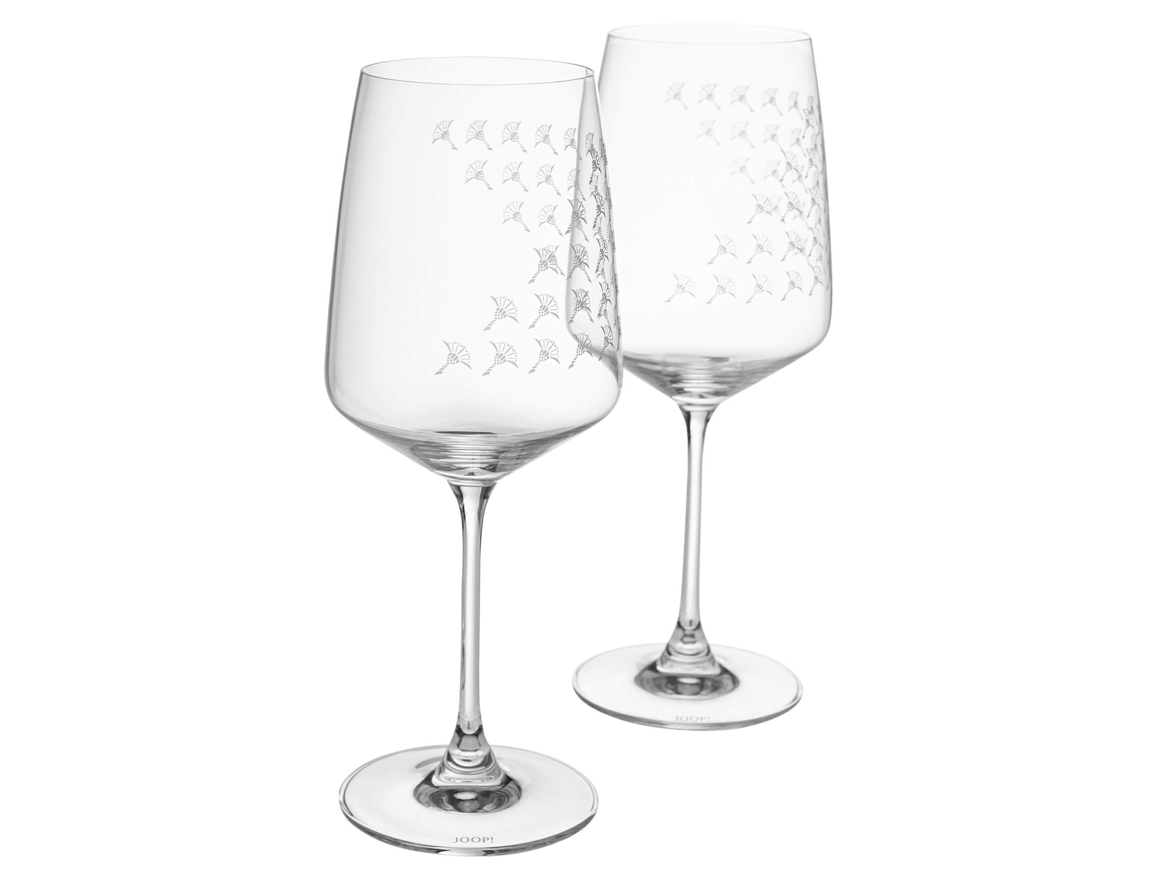 Joop Rotweinglas Set à 2 Stk Faded Cornflower, Weiss Matt Weiss | Schubiger Möbel