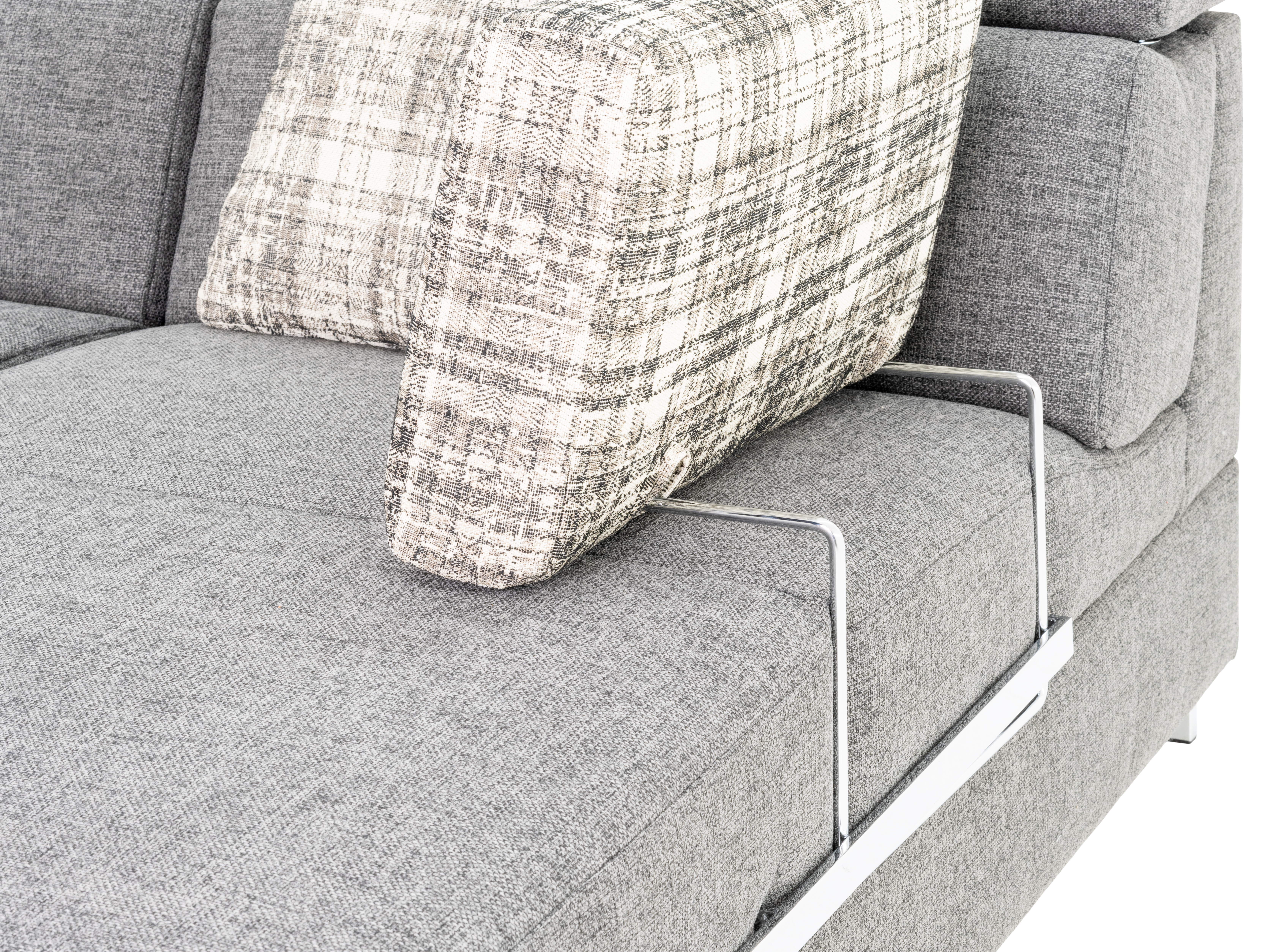 Schlaf-Ecksofa Selina Anthrazit Basic Bali / Farbe: Anthrazit