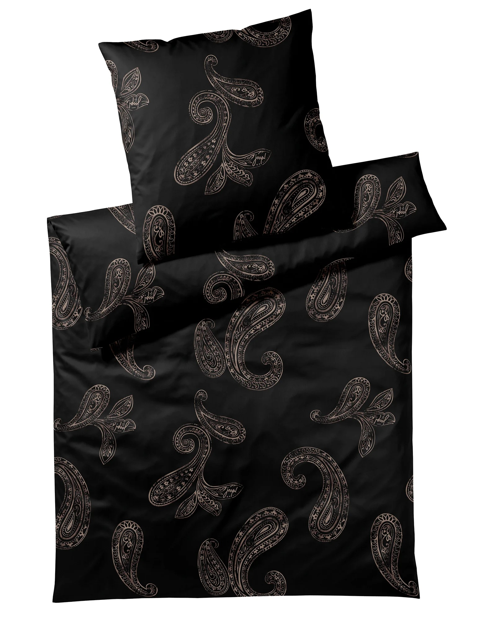 Bettwäsche Paisley Elegante / Farbe: Black