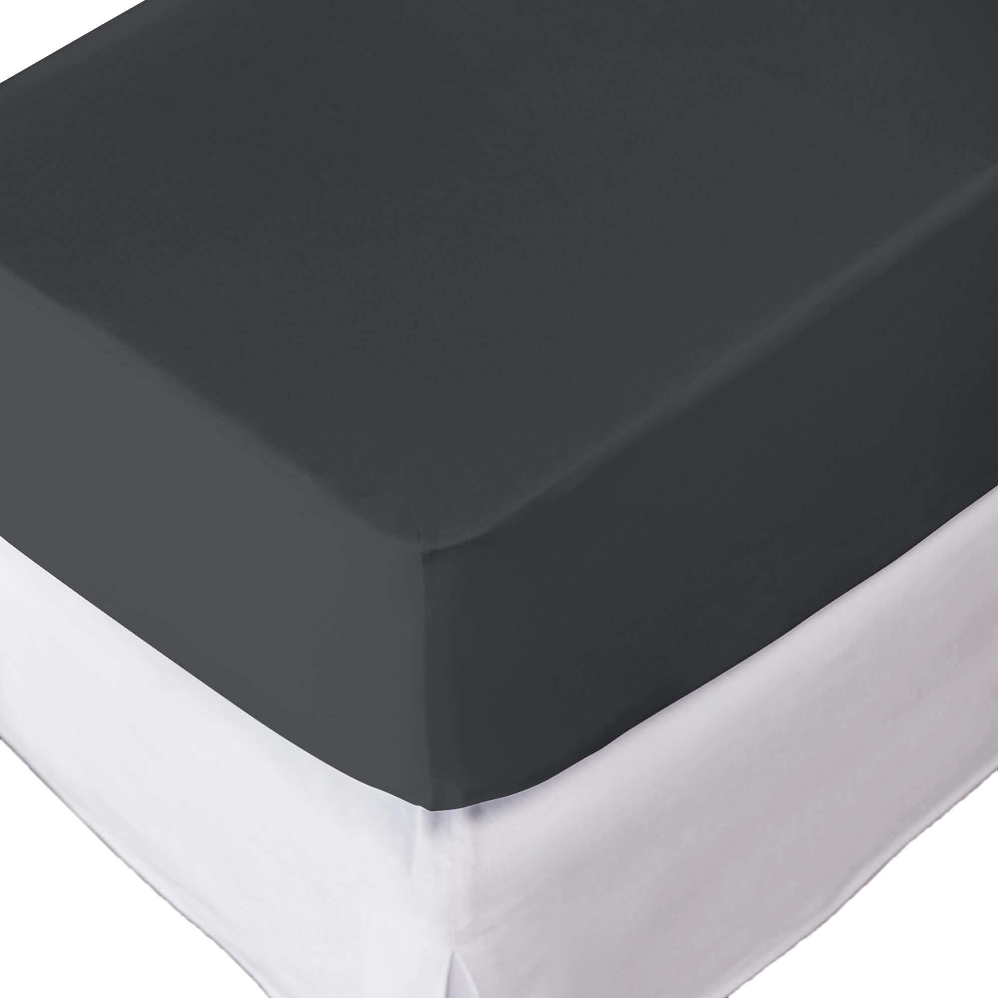 Drap-housse pour surmatelas Jersey Titanium Kremer Leon AG / Couleur : Titanium / Matière :