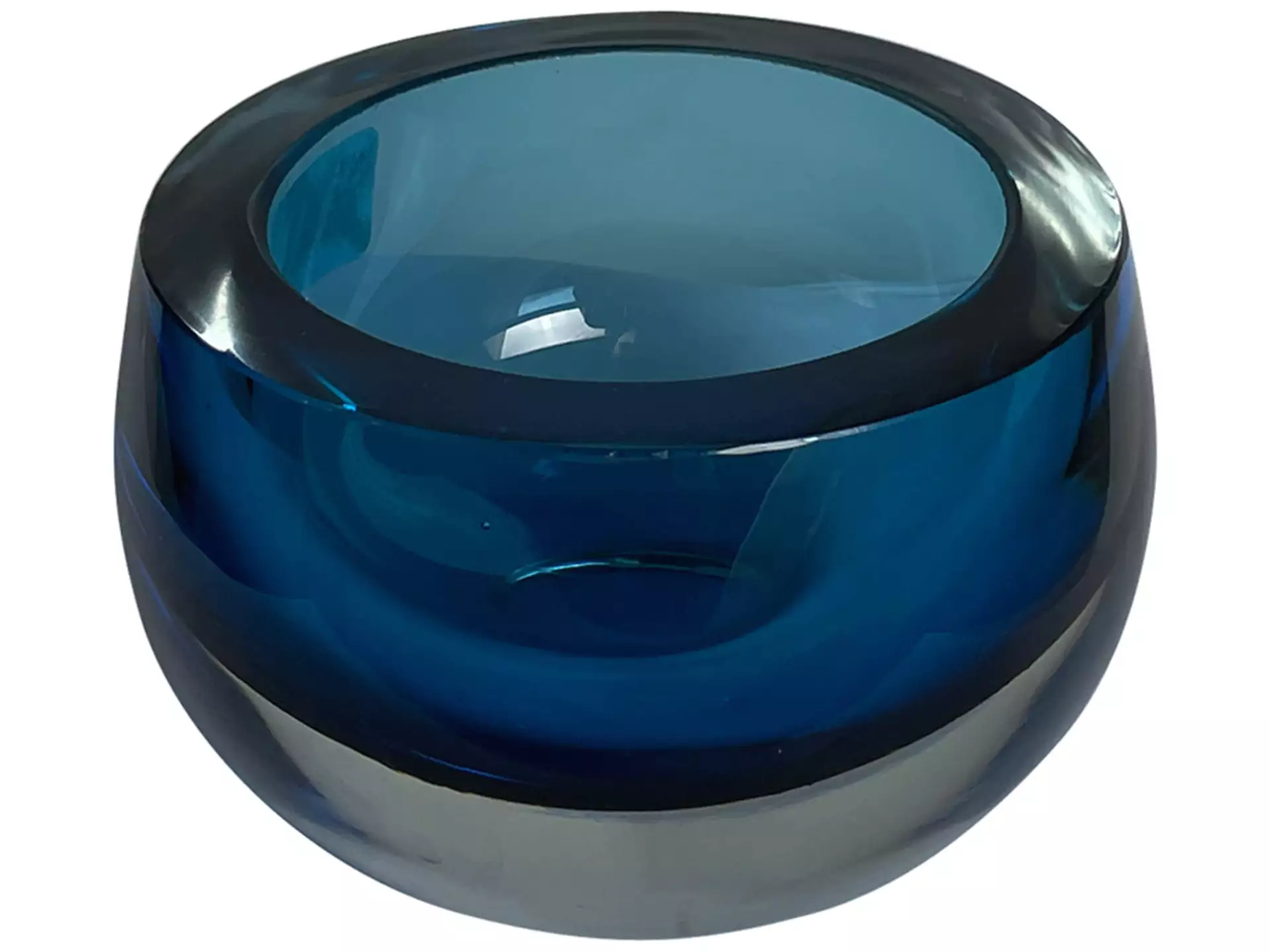 Windlicht Olson Blau H: 6 cm Kaheku