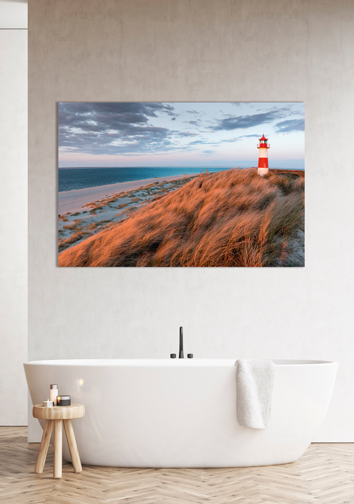 Alubild-Leuchtturm 3-image LAND