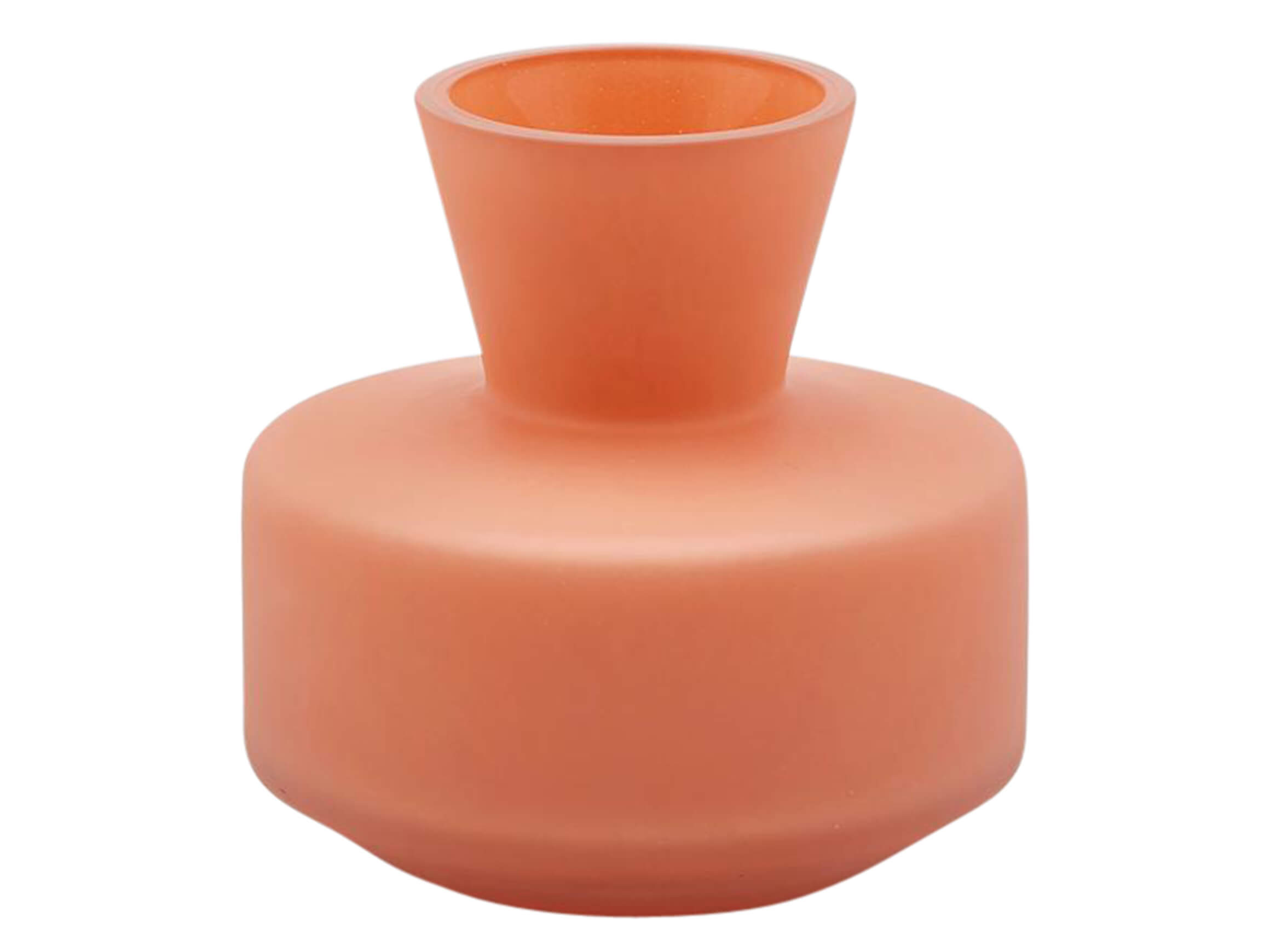 Edg Vase Mit Hals Salmon H: 15 cm  | Schubiger Möbel