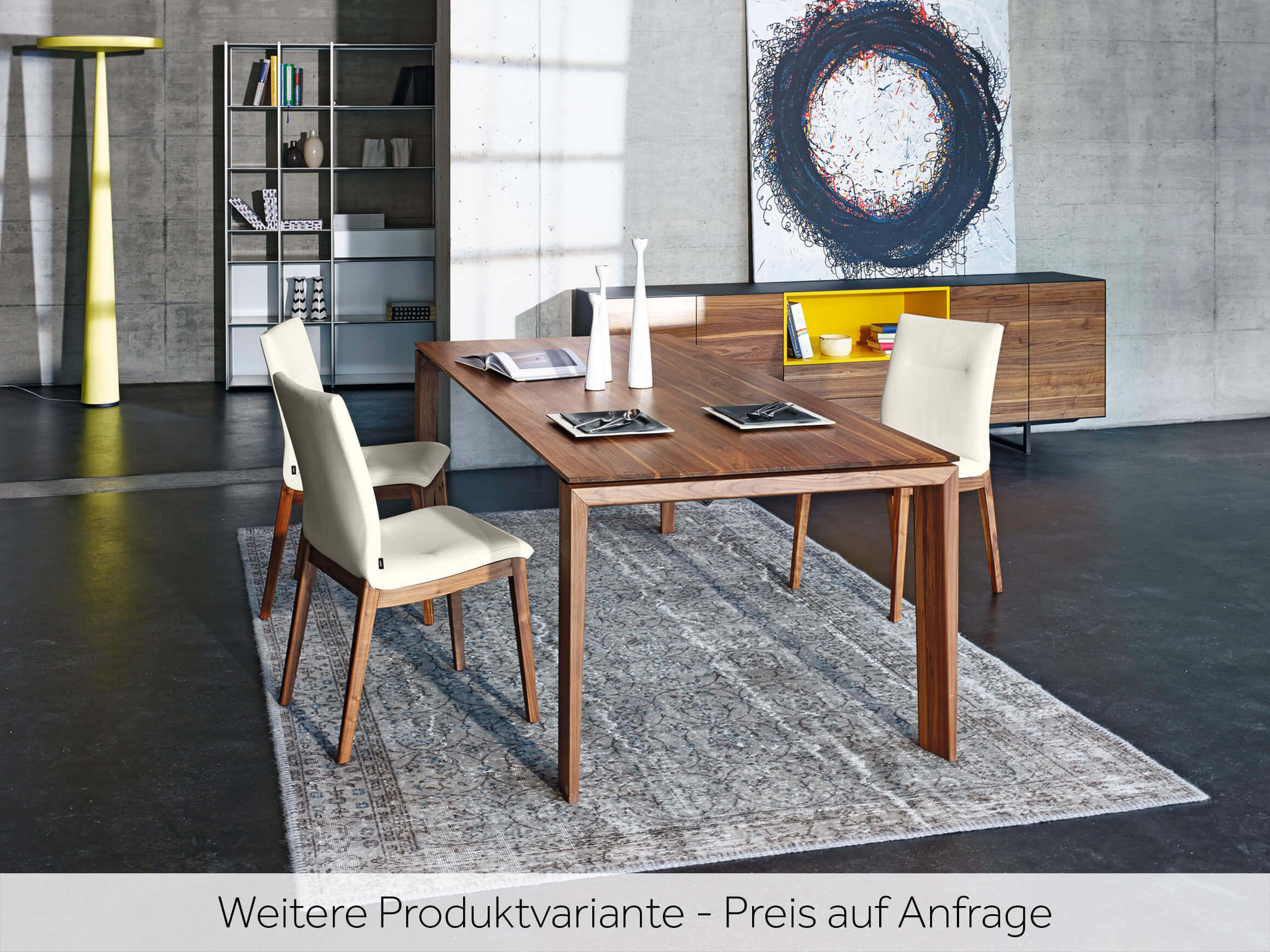 Freischwinger Mona Seetal / Farbe: Mocca / Bezugsmaterial: Leder