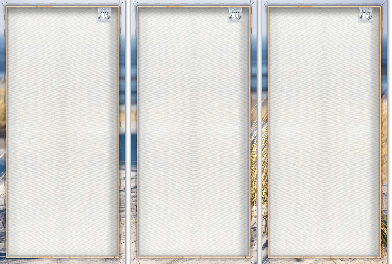 'Time Out on The Beach' canvas image LAND