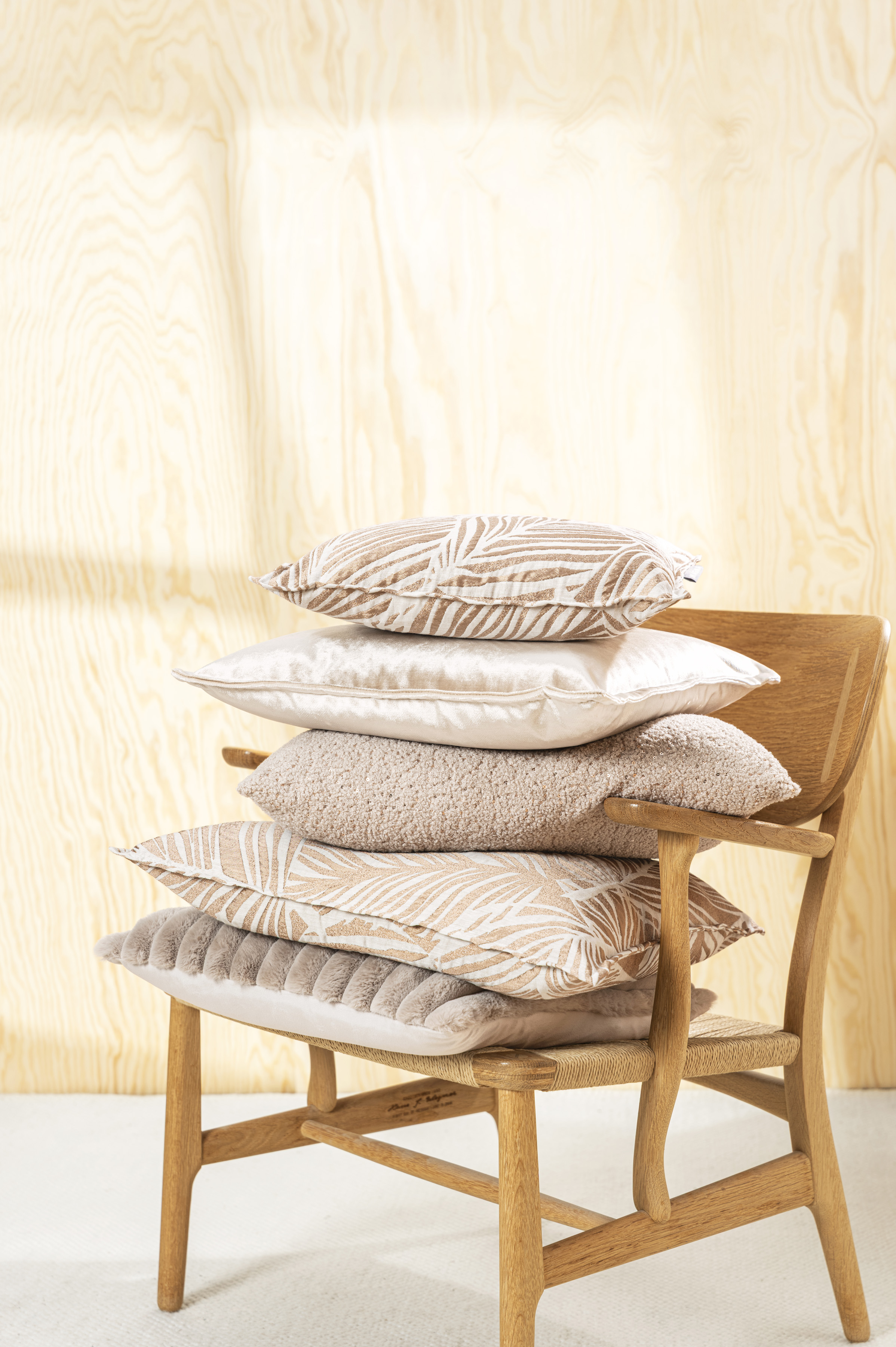 Kissenhülle Crystal, Taupe 40x40 cm Magma / Farbe: Taupe