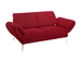 Sofa Medusa Basic Candy / Farbe: Cherry / Bezugsmaterial: Leder Basic