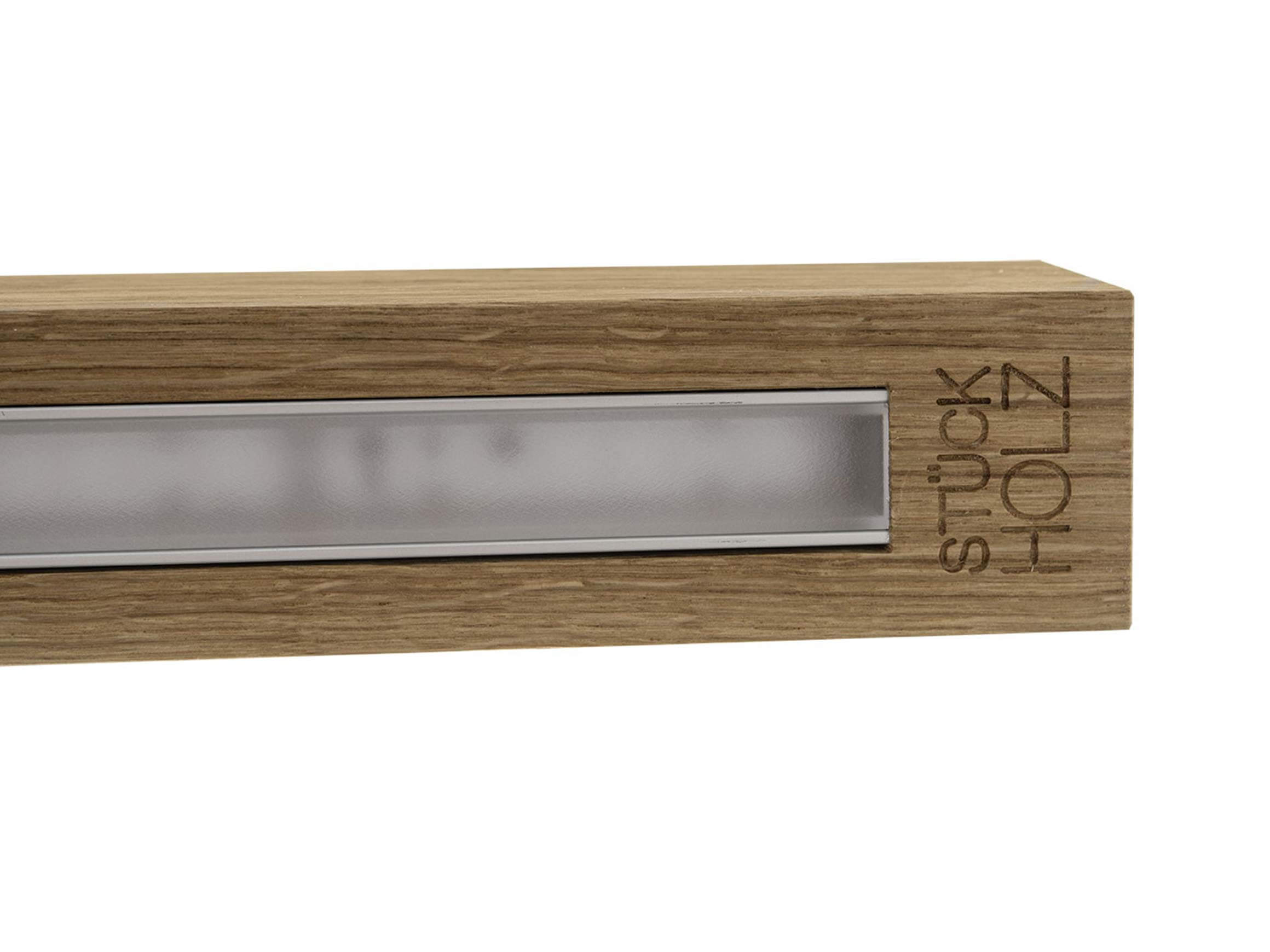 Stückholz Titlis 2 Eiche b: 156cm Inkl. Dimmer