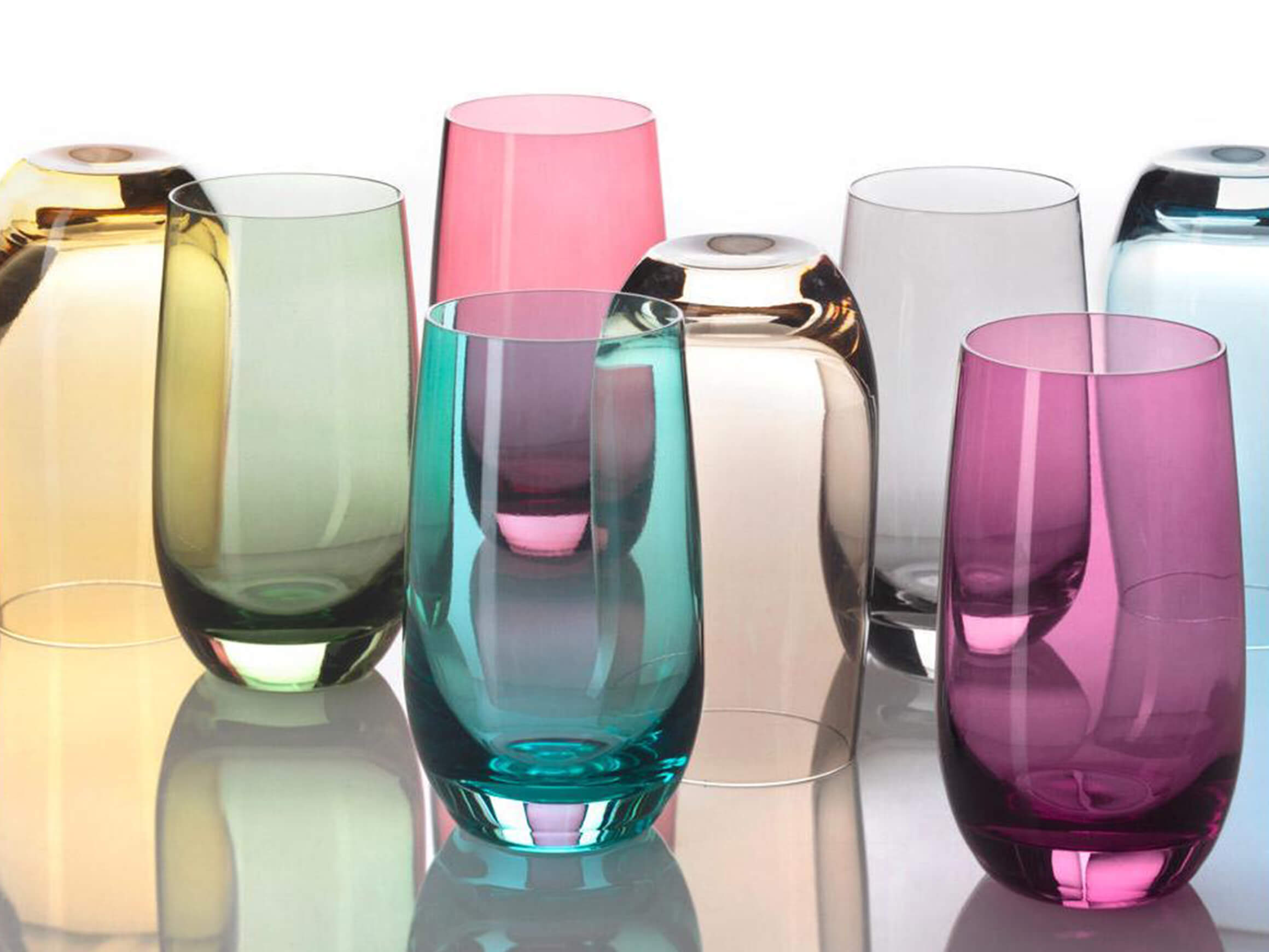 Leonardo Trinkglas Sora 3.9 Dl, 6 Stück, Farben Sortiert