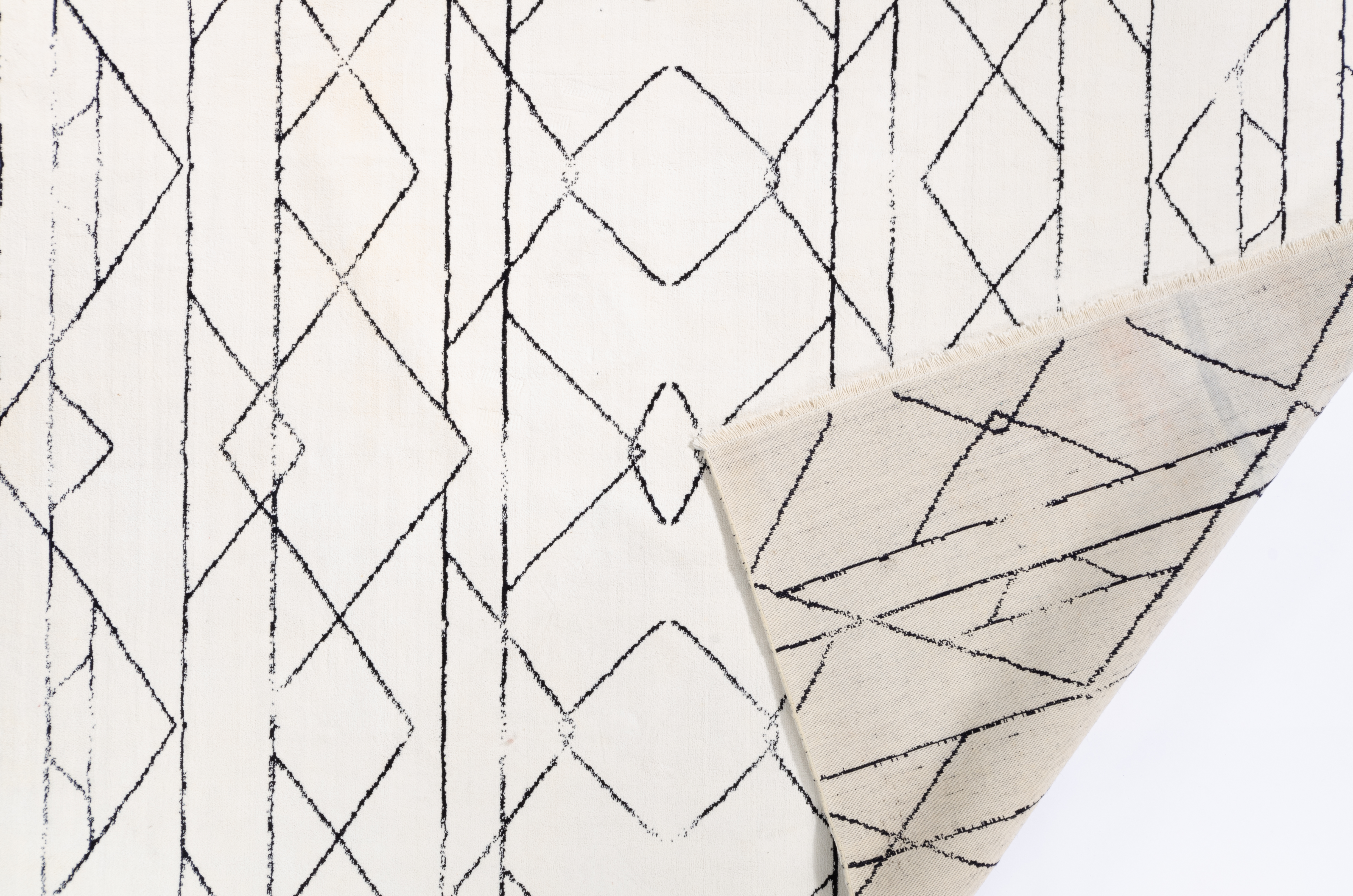 Moderner Teppich Vintage Moda Negra/ Farbe: Blau / Masse (BxT) :200x304 cm