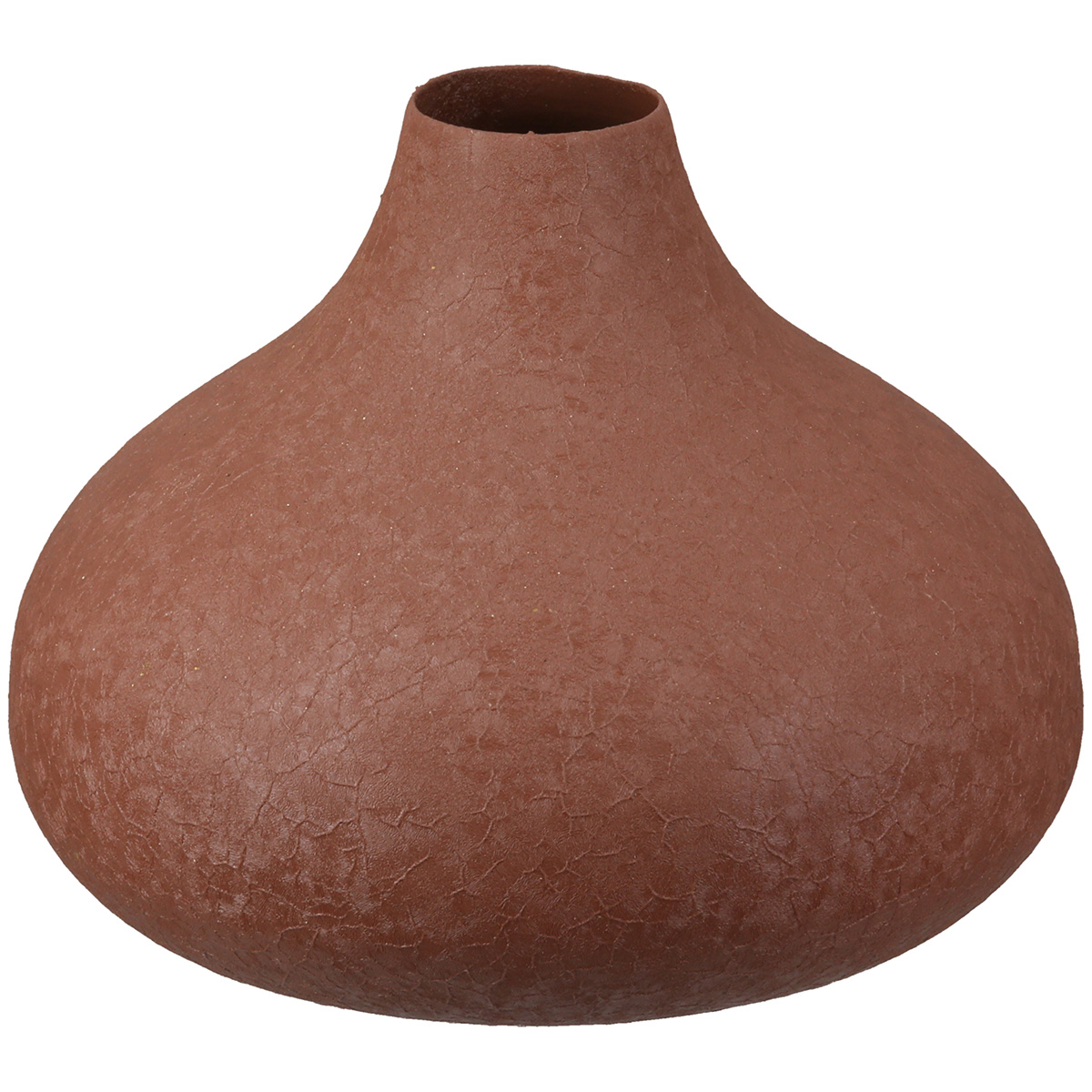 Gilde Vase Avanti Eisen Rostbraun H: 10 cm Braun | Schubiger Möbel