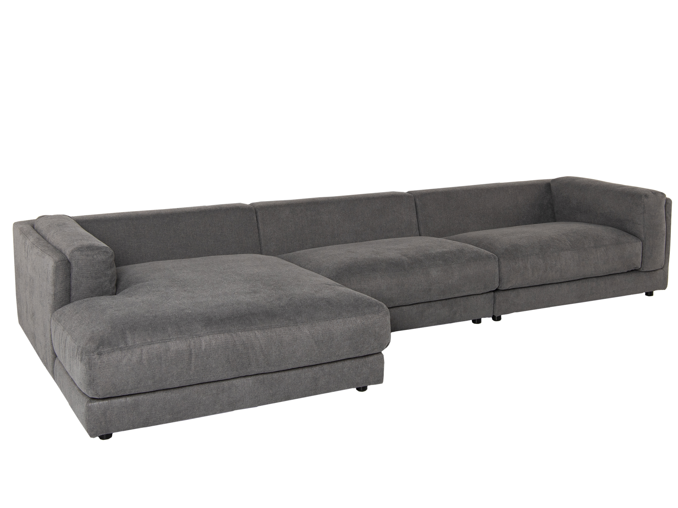 Ecksofa Larry B: 350 cm Candy / Farbe: