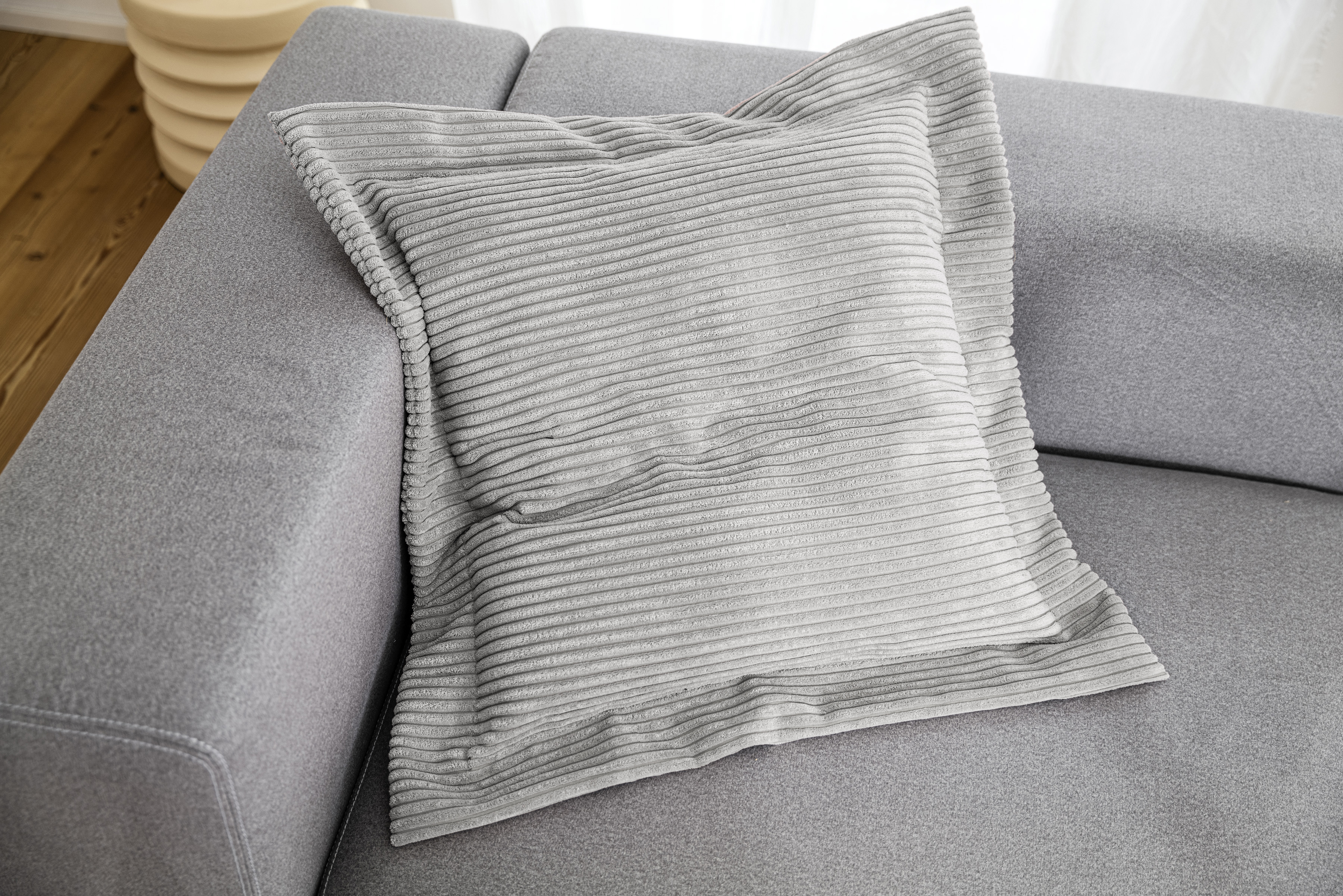 Kissen Shara, Grau B: 70 cm Magma / Farbe: