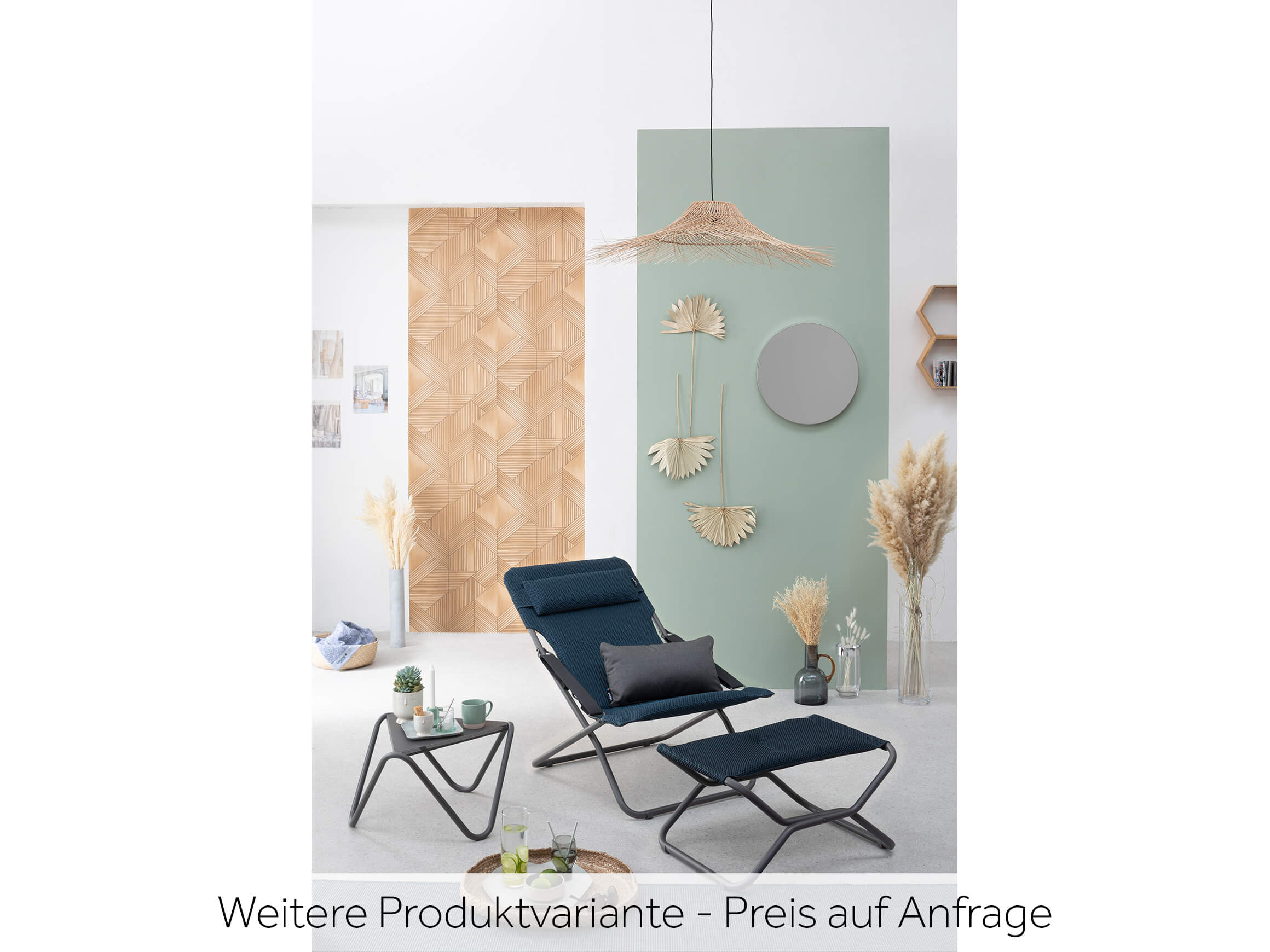 Next Lafuma footstool / Colour: dark grey