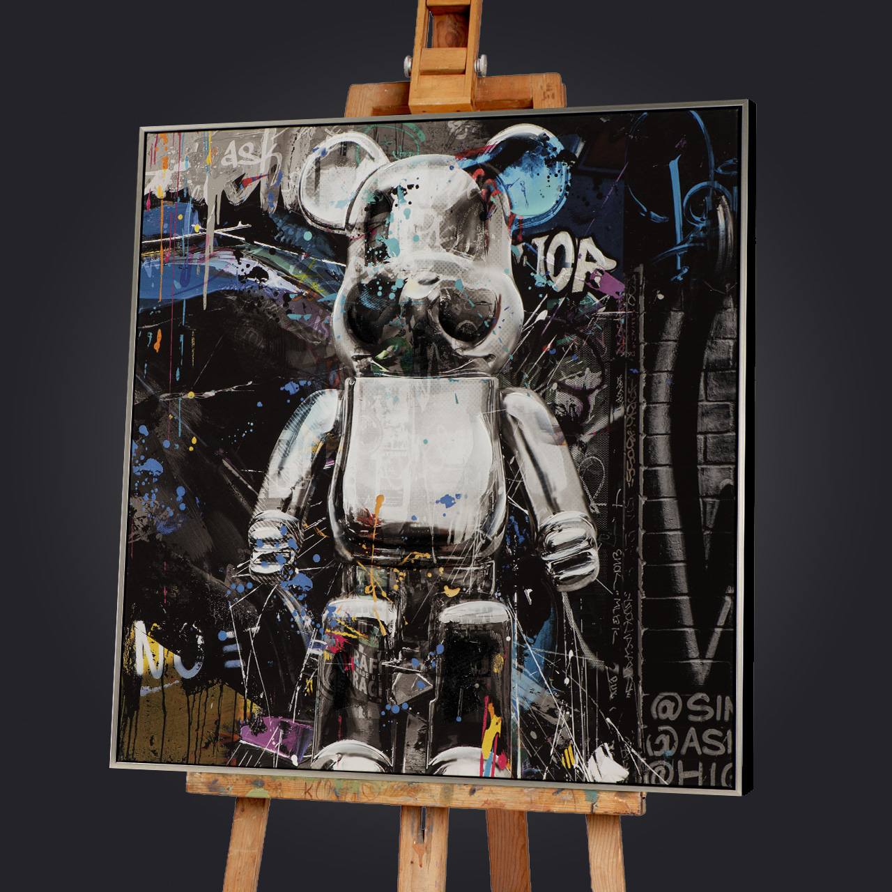 Gemälde-It is a Silver Bear-image LAND