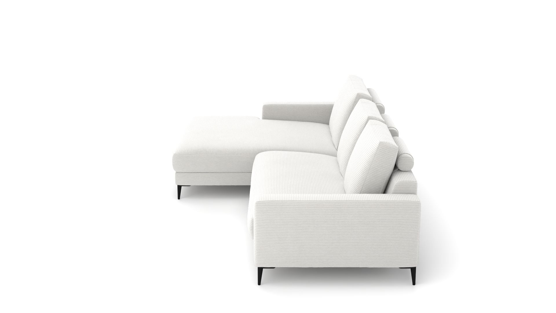 Ecksofa Mercury links – modern, bequem & anpassbar