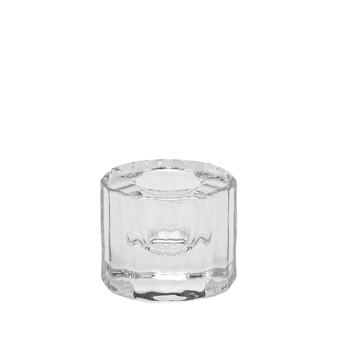 Edg Kerzenständer Kristallglas H: 4 cm  | Schubiger Möbel