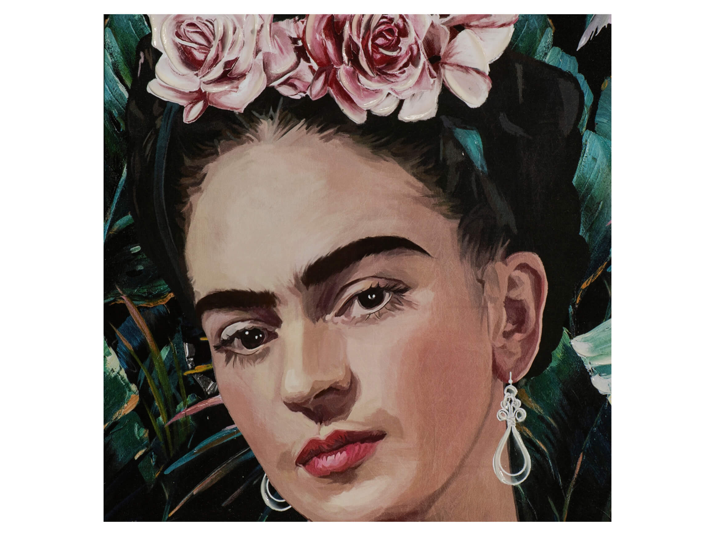 Bild Melancholische Schönheit mit Blumen image LAND