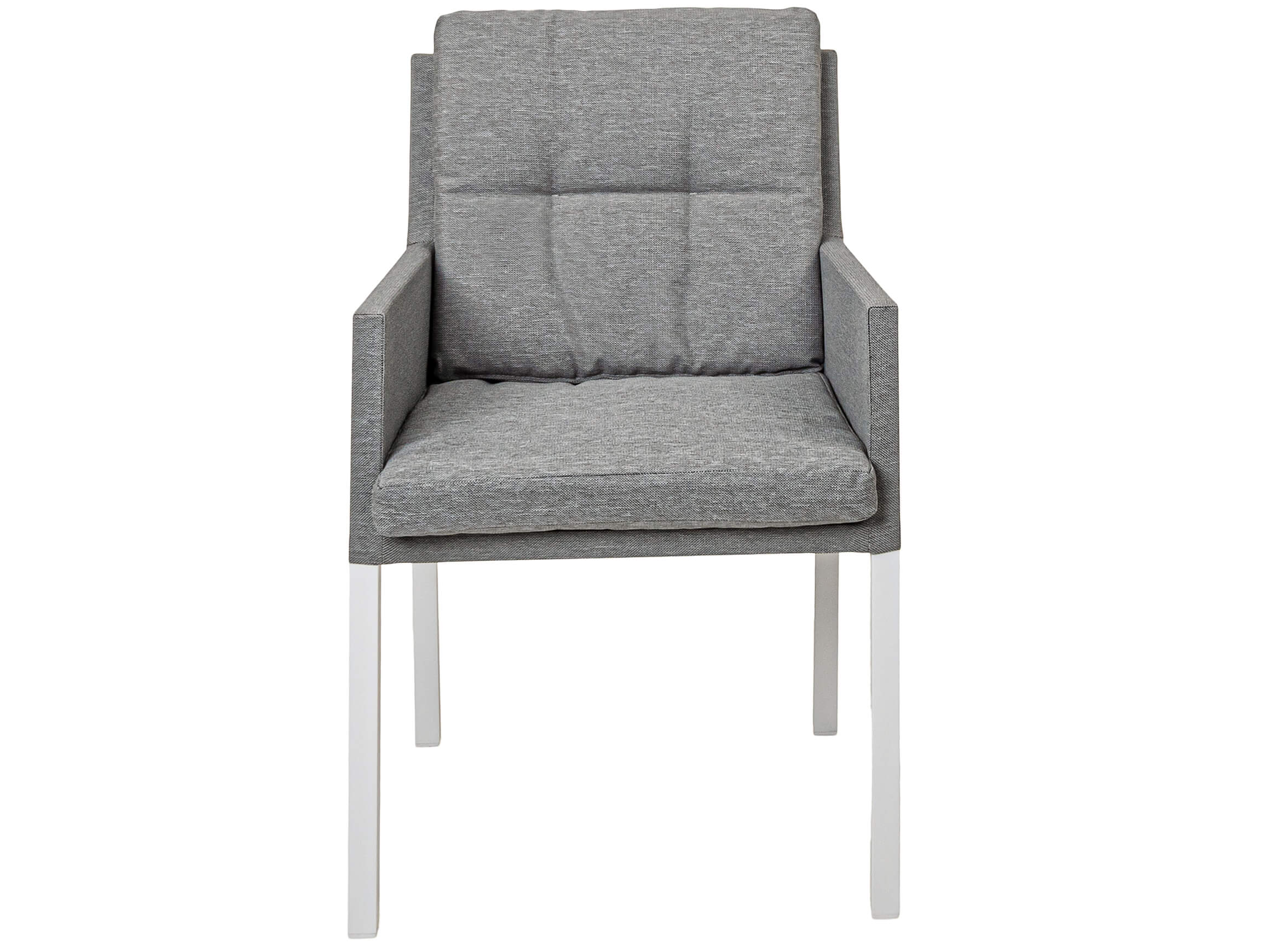 Life Gartenstuhl Calisto Weiss-Mistgrey Grau | Schubiger Möbel