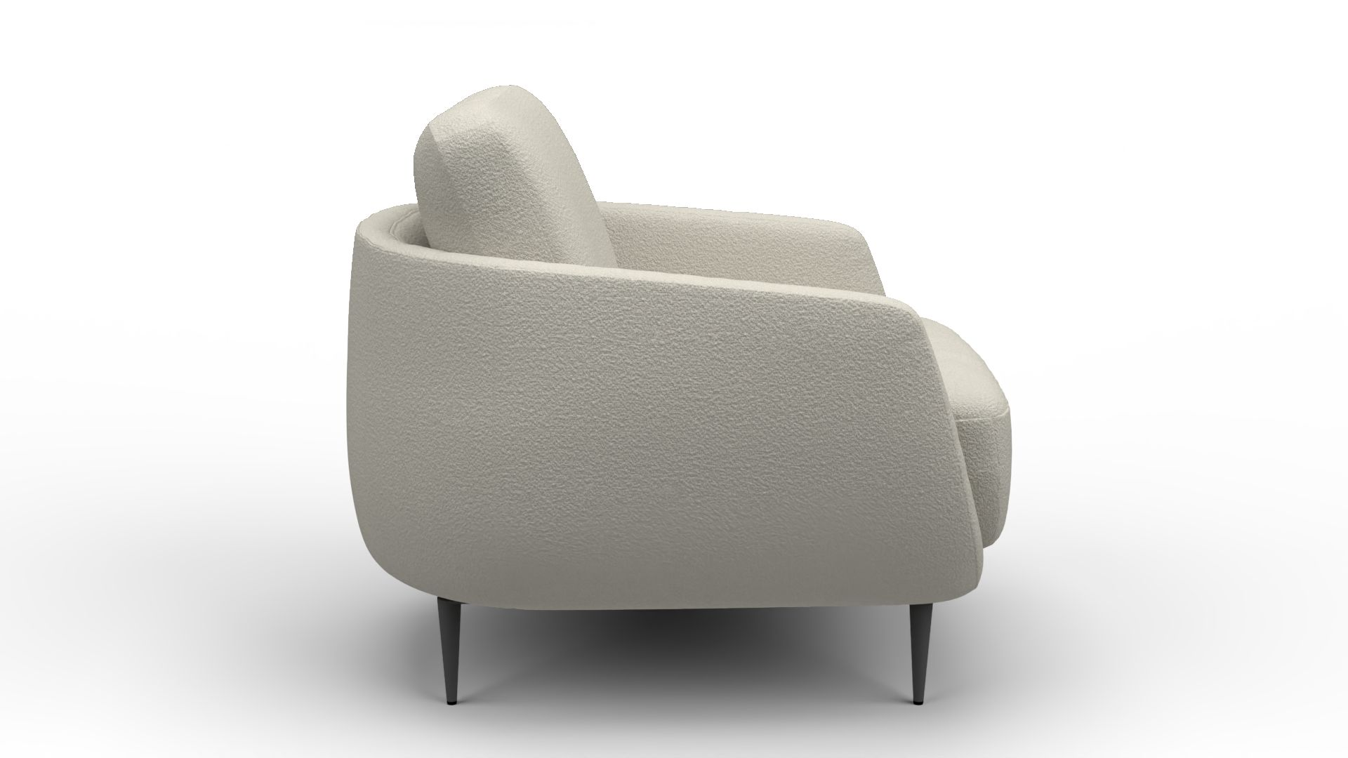 Sessel Pluto (a) UrbanDesign / Farbe: White / Bezugsmaterial: Stoff