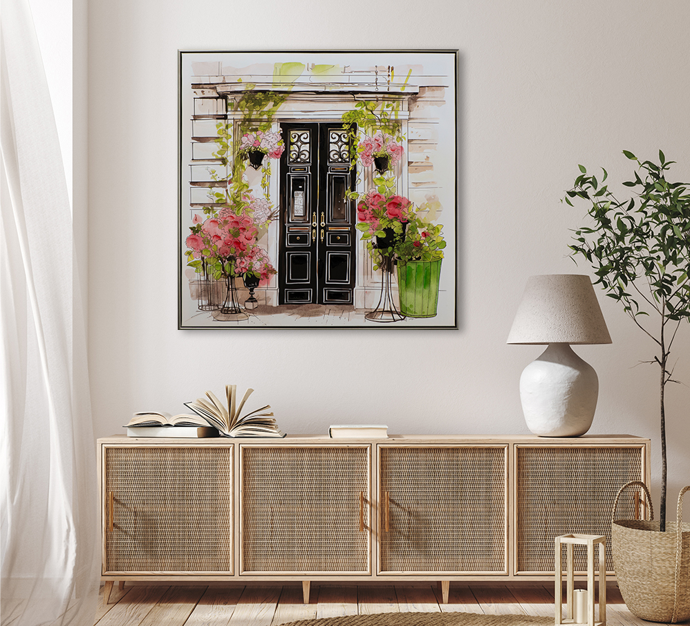 Gemälde Romantic Townhouse image LAND