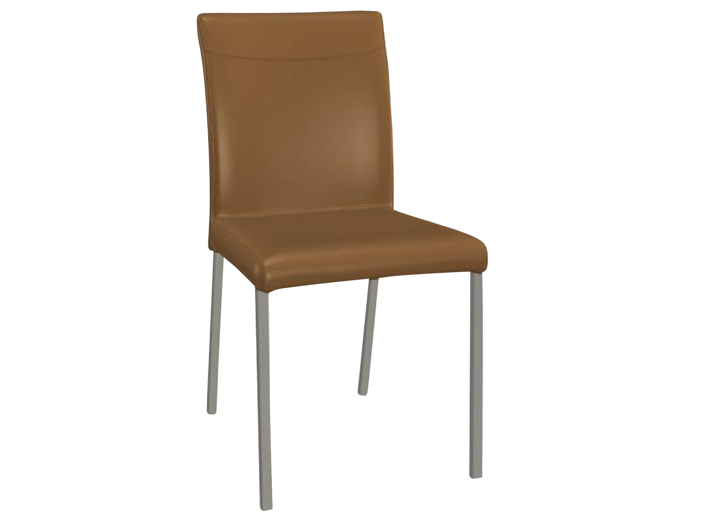 Stuhl Leicht Premium Trendstühle / Farbe: Camel / Material: Leder