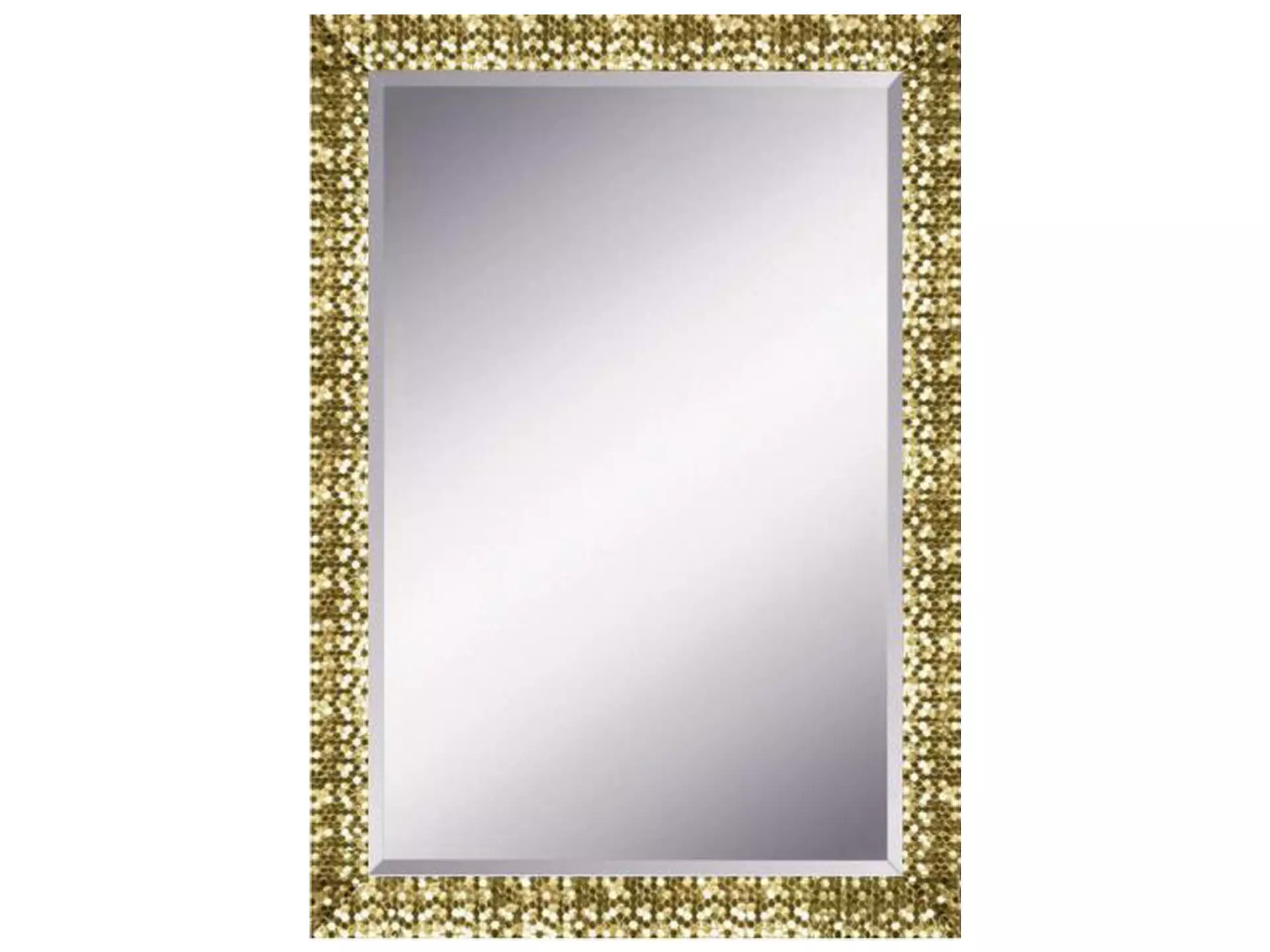 Spiegel Lisa Gold Len-Fra/ Farbe: Gold / Masse (BxH) :52,00x72,00 cm