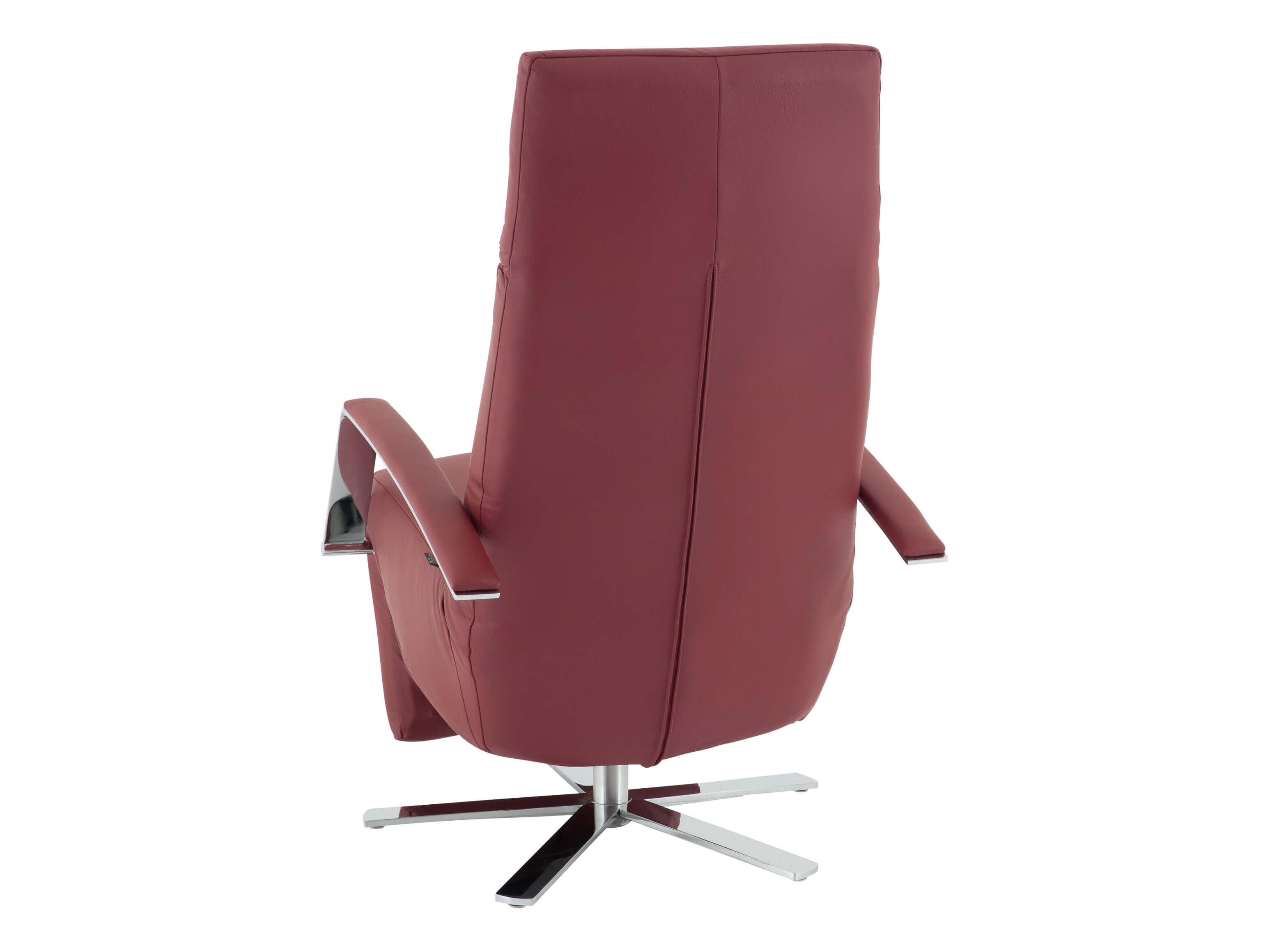 Relaxer Mira, Leder, Sternfuss Chrom, b 62 cm t 84-162 cm h 114 cm