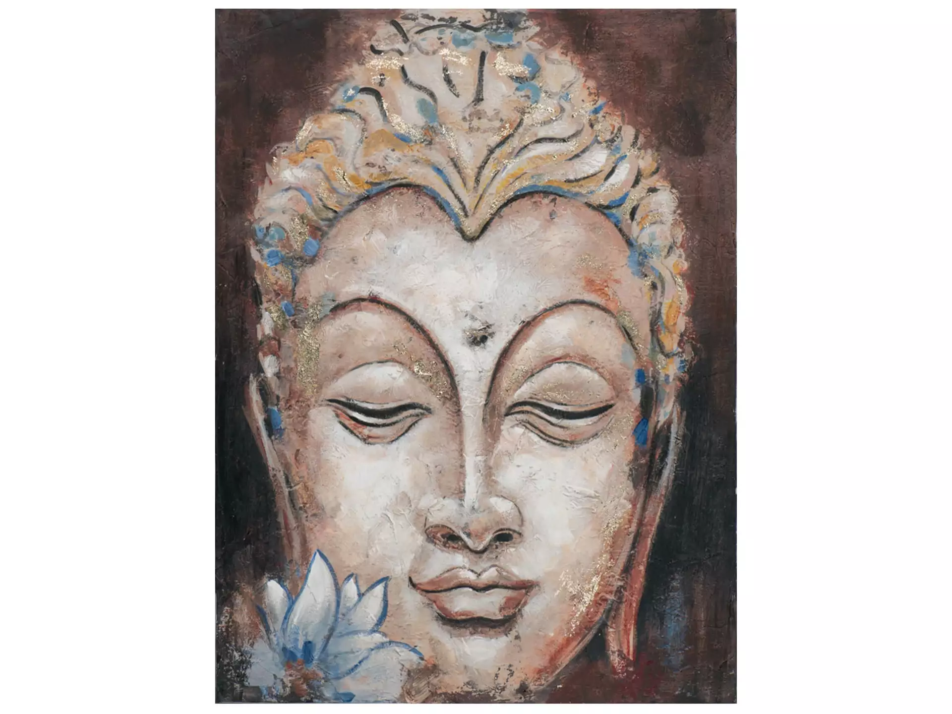 Bild Schlafender Buddha mit Lotus image LAND