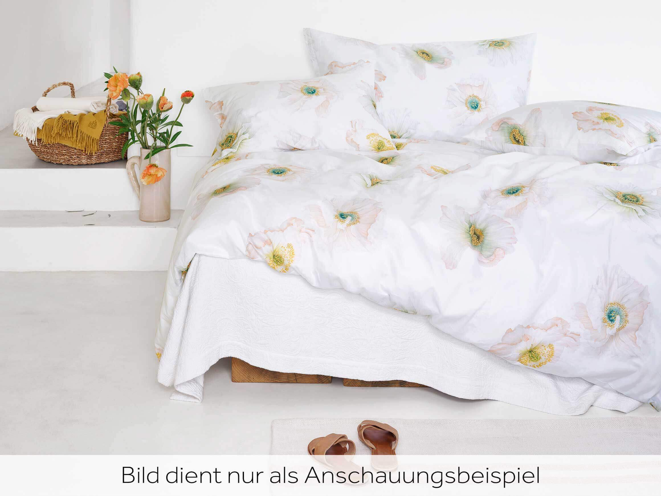 Kissenbezug Poppy-Noblesse Blanc Schlossberg Textil AG
