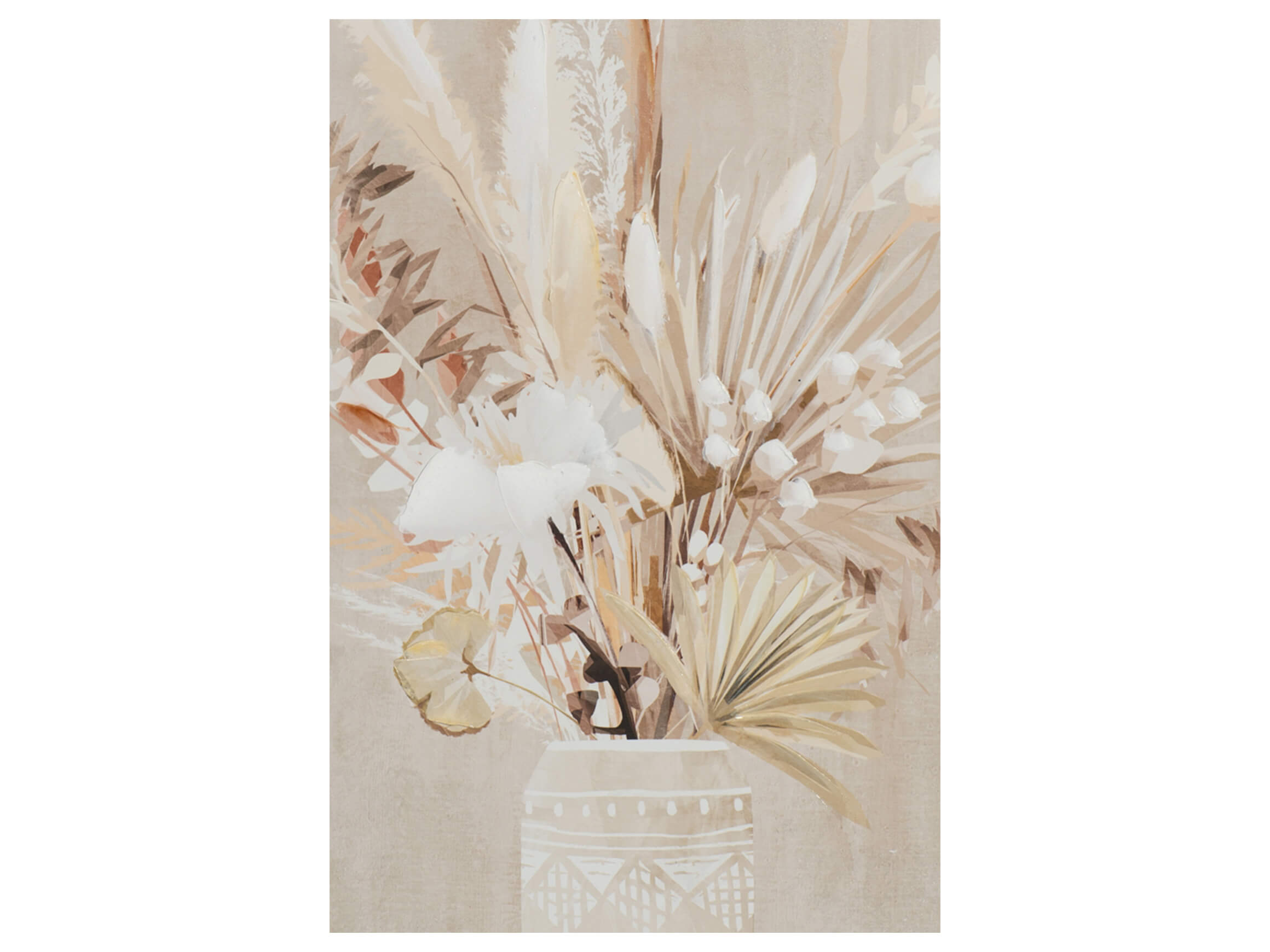 Bild mit Rahmen Trockenblumen in Vase 1 image LAND