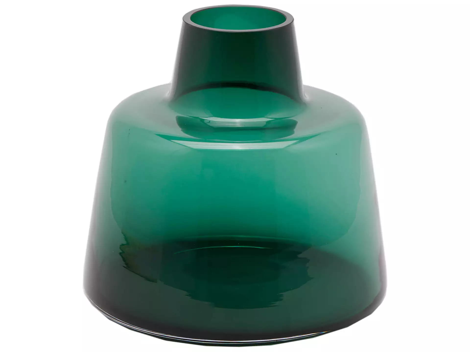 Vase Glas Petrol H: 23 cm Edg
