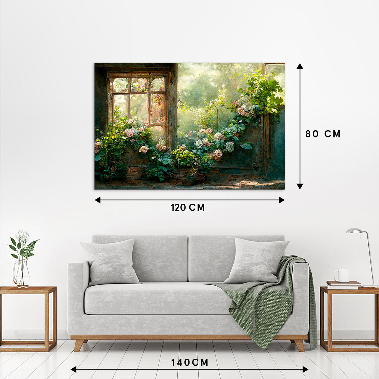 Acrylglasbild-Romantischer Garten-image LAND