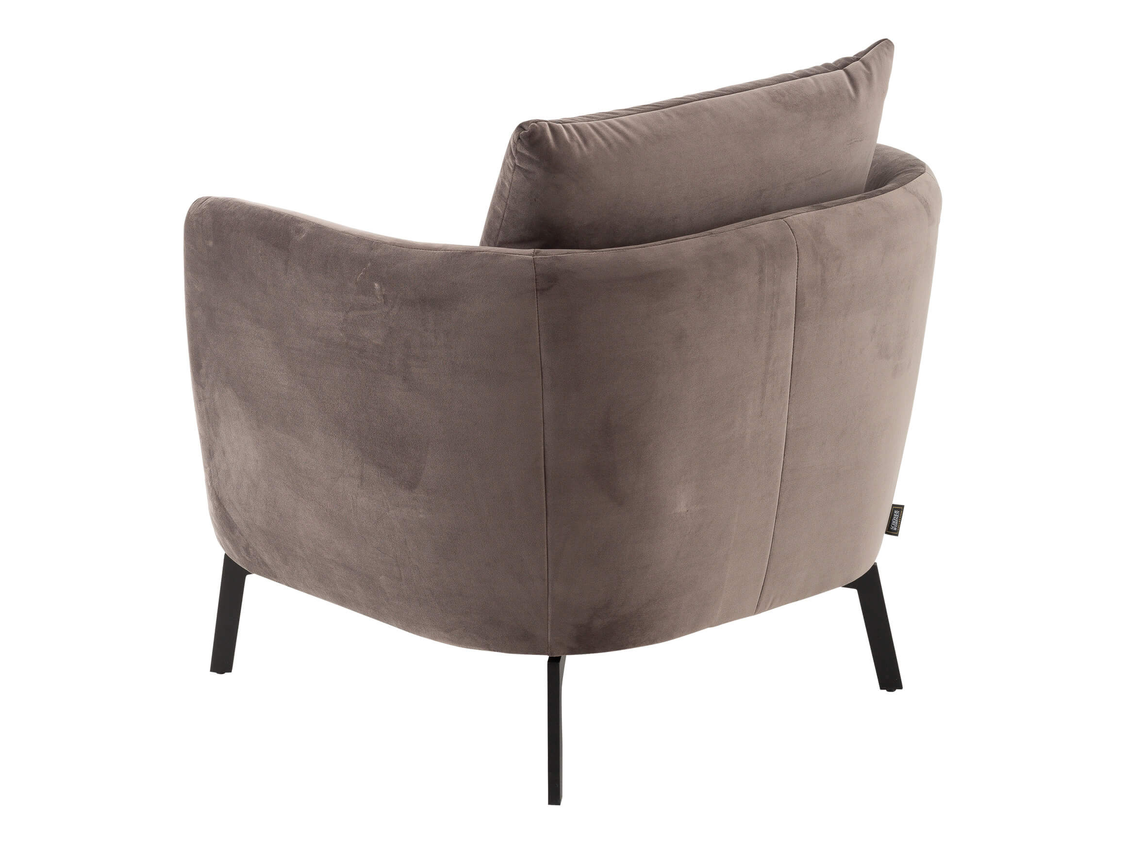 Sessel Pearl B: 86 cm Candy / Farbe: Stone / Bezugsmaterial: Stoff