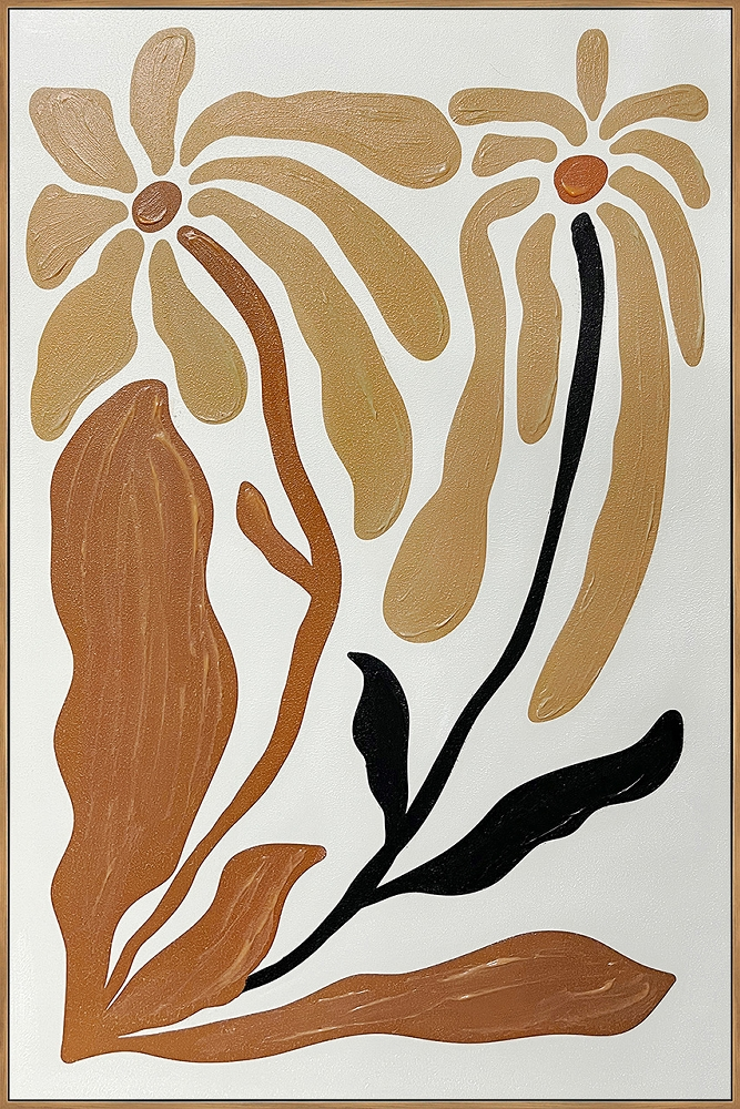 Bild mit Rahmen Boho Flowers image LAND